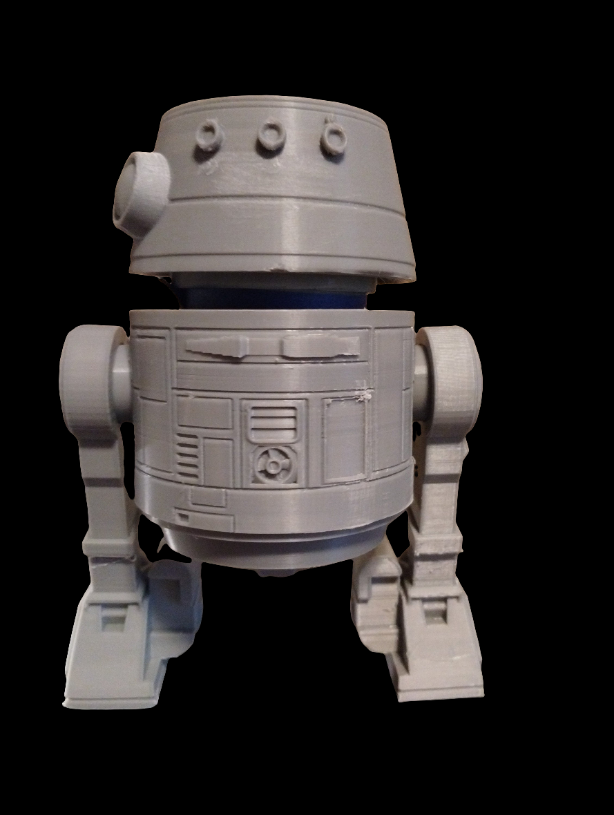 1/6 M2-D8 Droid - Custom Action Figure Accessory - PLA 3D Printed