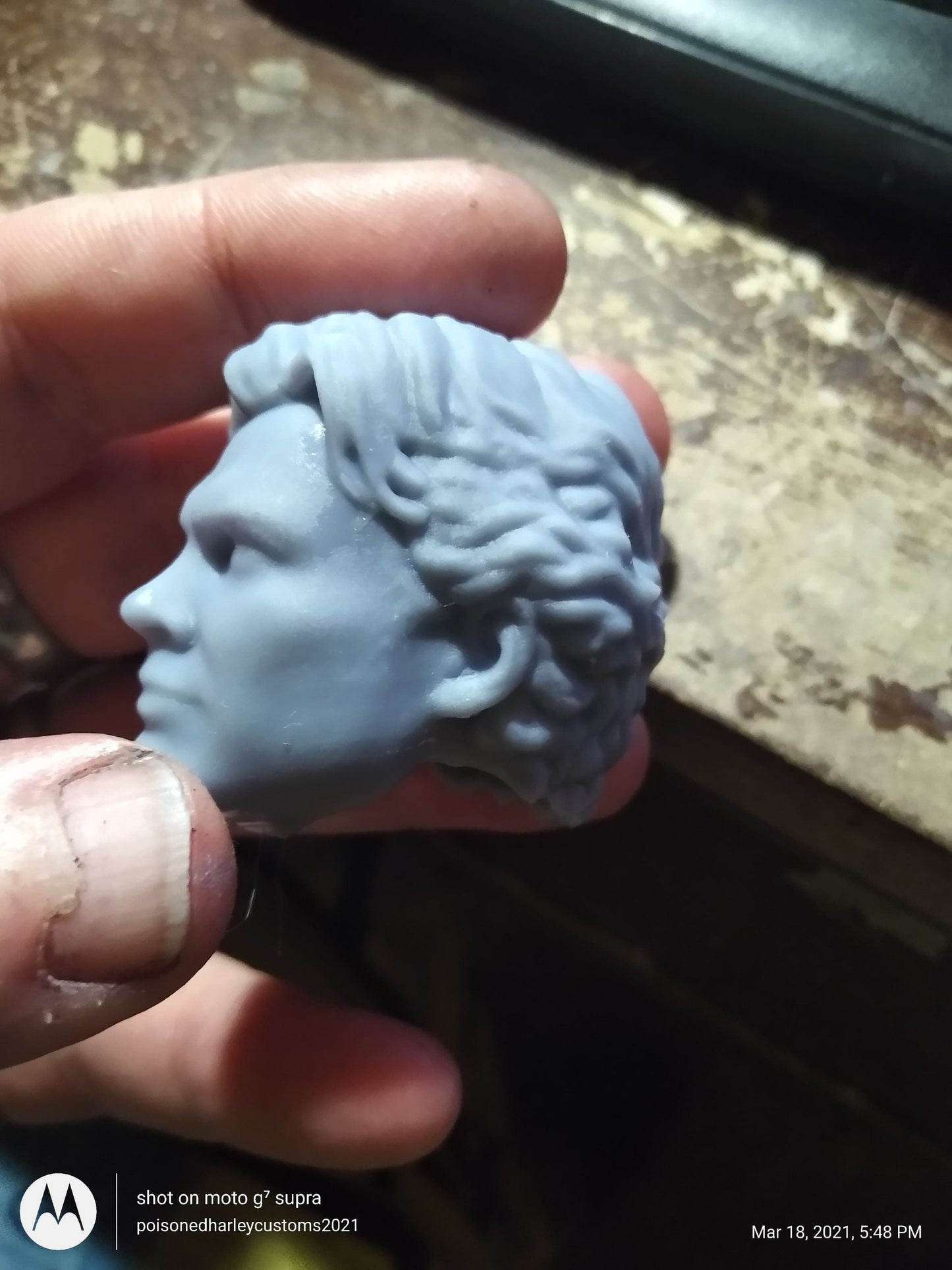 1/6 Han Solo Head Sculpt (SOLO) - Custom Action Figure Accessory - Resin 3D Printed