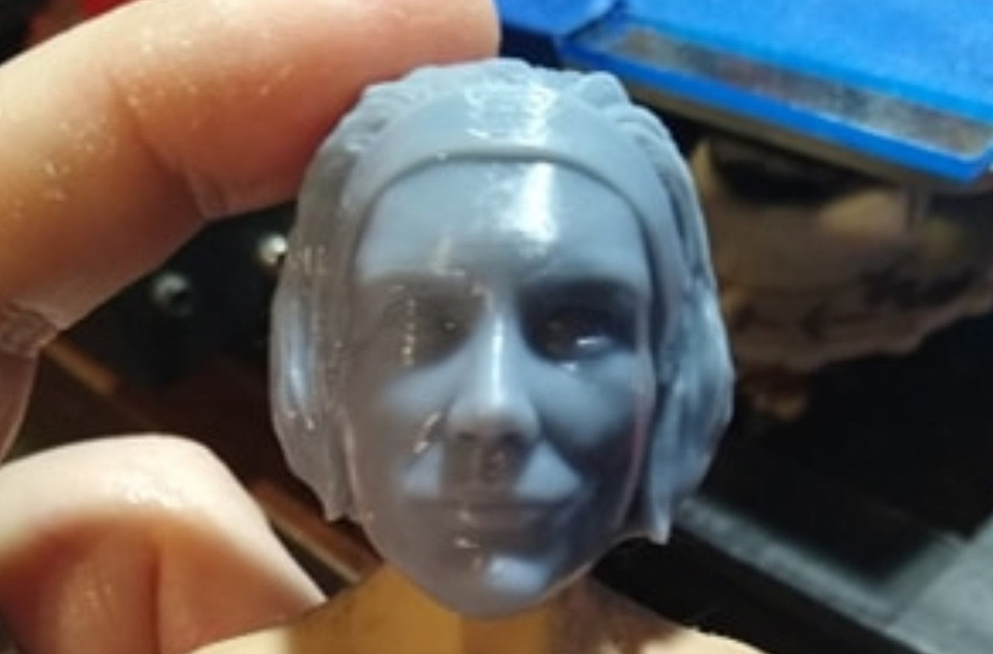 1/6 Bo Katan Head Sculpt - Custom Action Figure Accessory - Resin 3D Printed