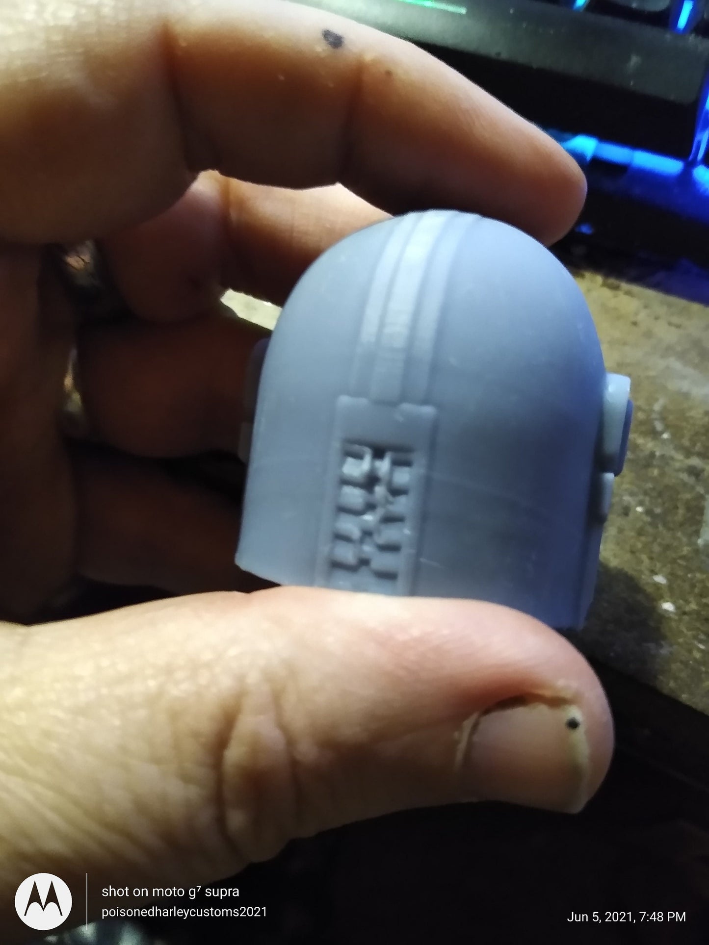 1/6 Scale Mandalorian Helmet - Custom Action Figure Accessory - Resin 3D Printed