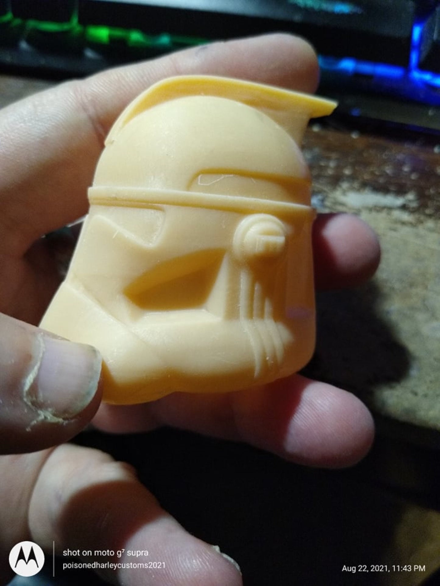 1/6 Arc Trooper Helmet (phase 2) - Custom Action Figure Accessory - Resin 3D Printed