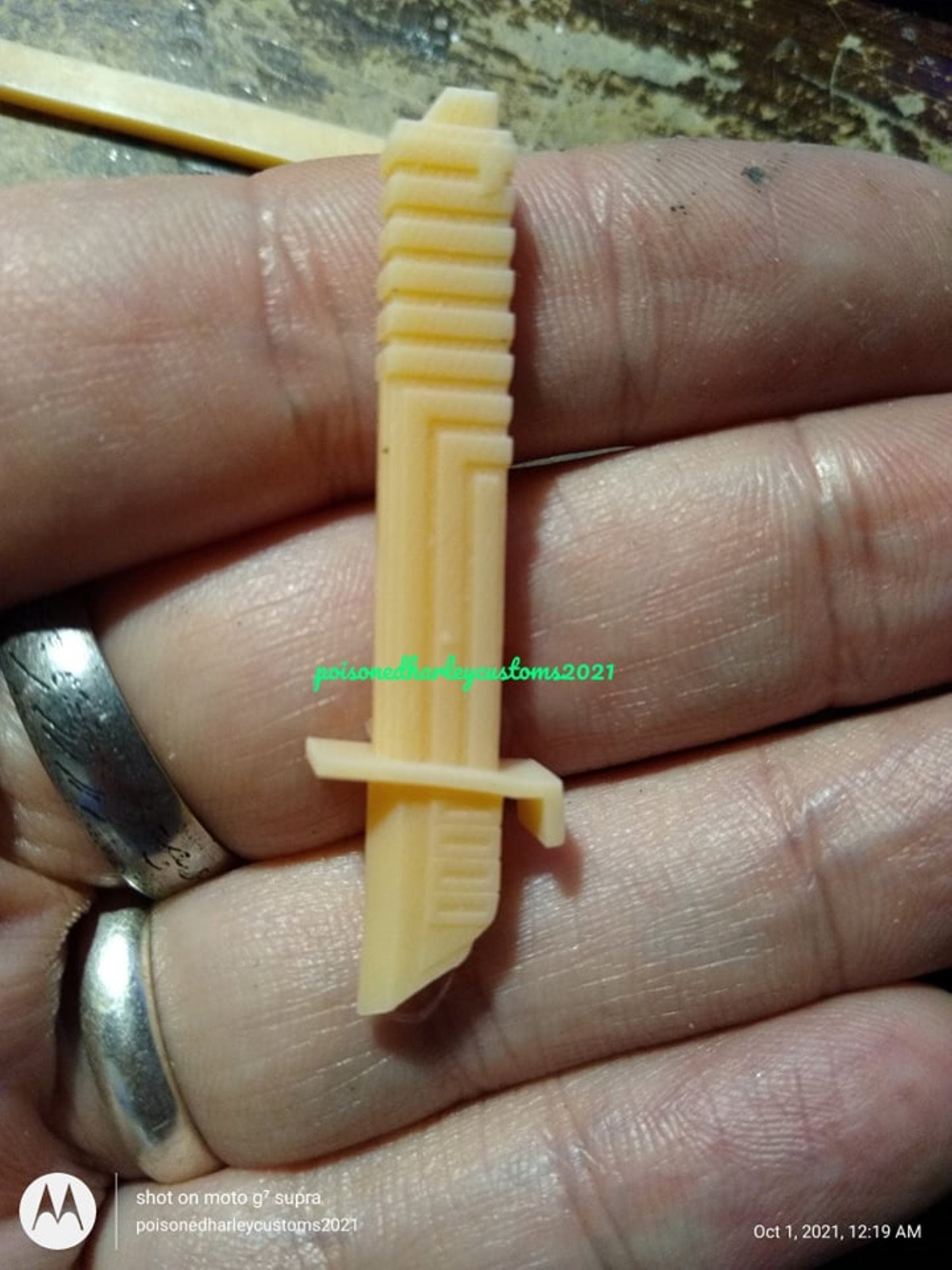 1/6 Dark Saber (with blade) - Custom Action Figure Accessory - Resin 3D Printed