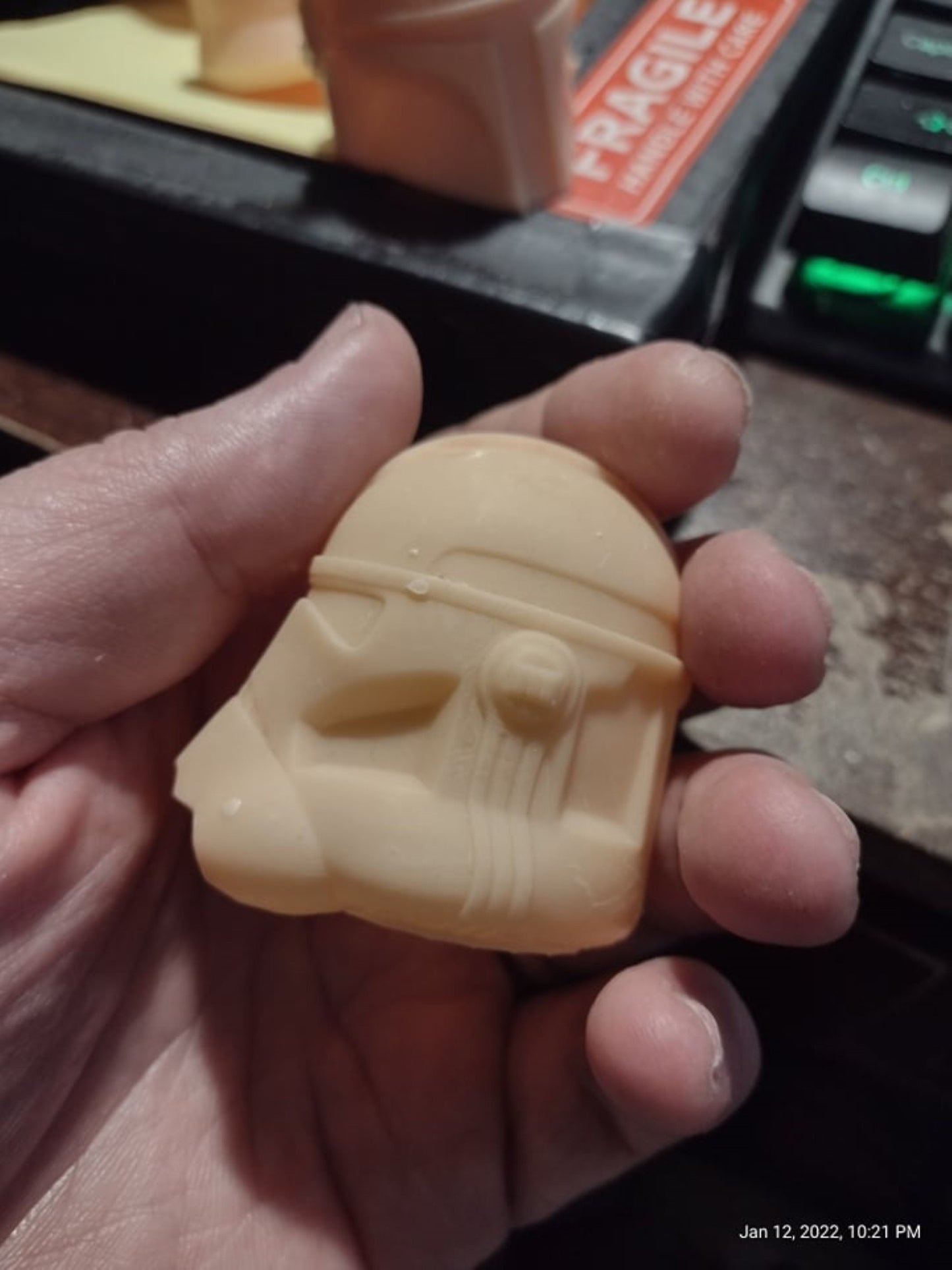 1/6 Clone Helmet (phase 2) - Custom Action Figure Accessory - Resin 3D Printed