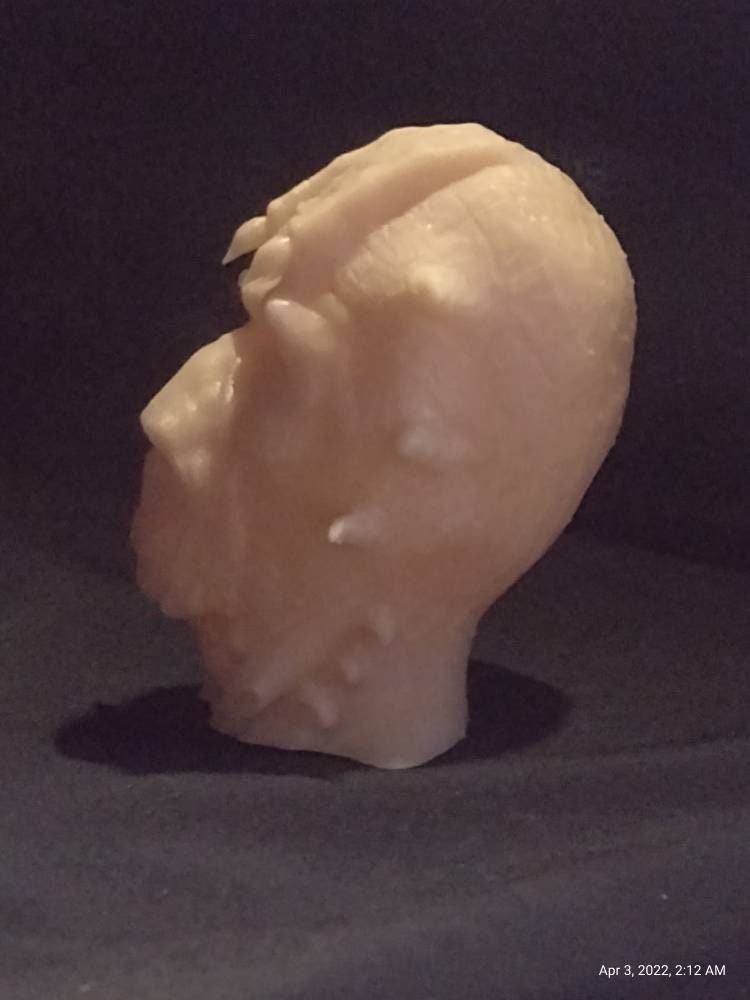 1/6 Nikto Head Sculpt with hands - Custom Action Figure Accessory - Resin 3D Printed