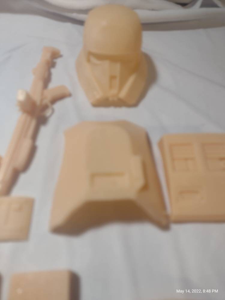 1/6 Range Trooper Armor Set - Custom Action Figure Accessory - Resin 3D Printed