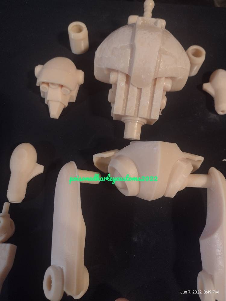 1/6 General Kalani Droid - Custom Action Figure Accessory - Resin 3D Printed