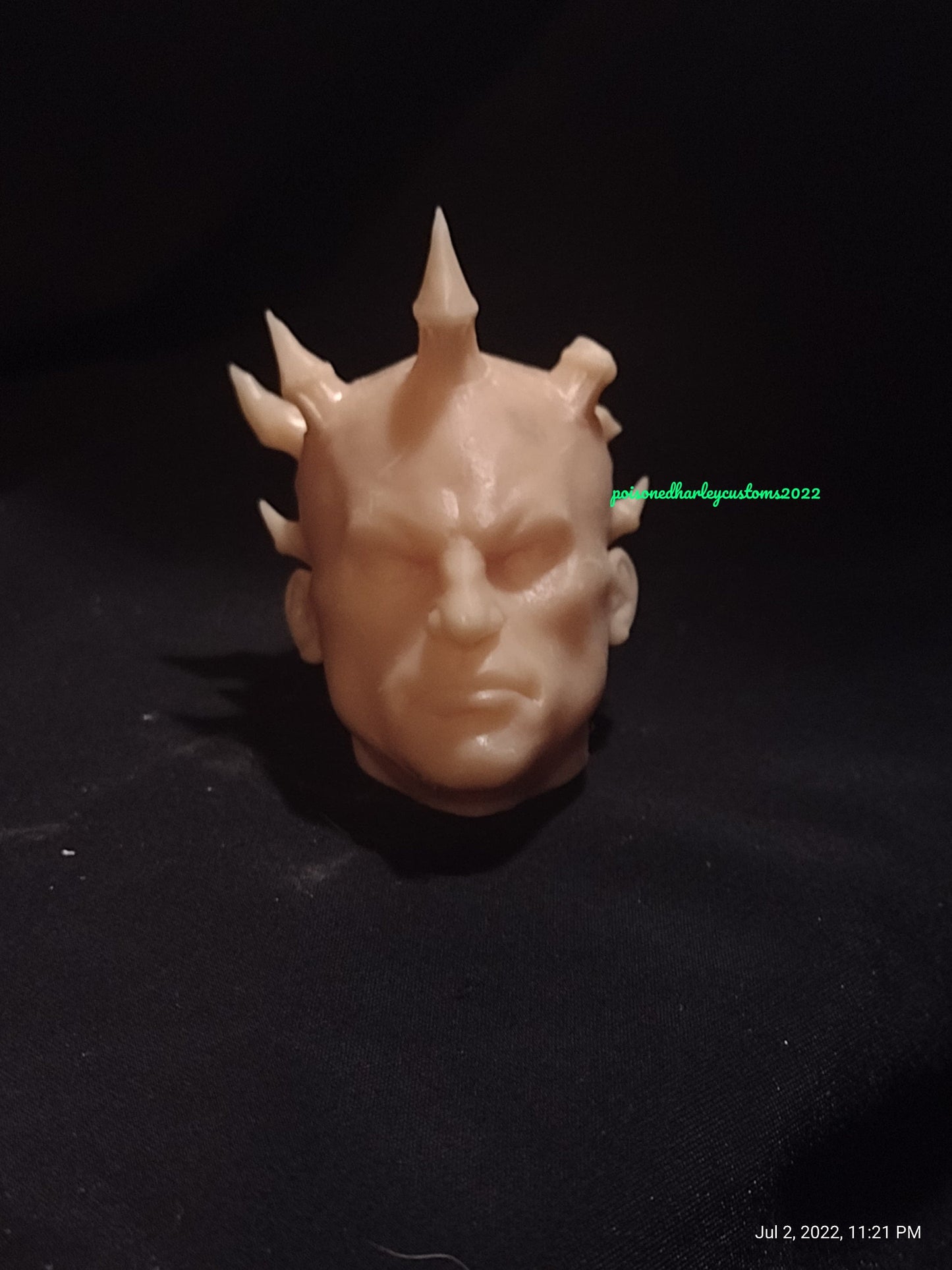 1/6 Savage Opress Head Sculpt(v2) - Custom Action Figure Accessory - Resin 3D Printed