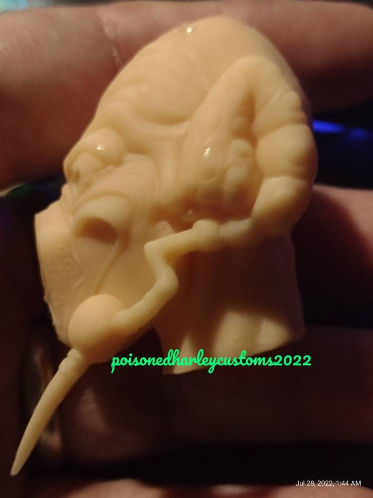 1/6 Plo Koon Head Sculpt - Custom Action Figure Accessory - Resin 3D Printed