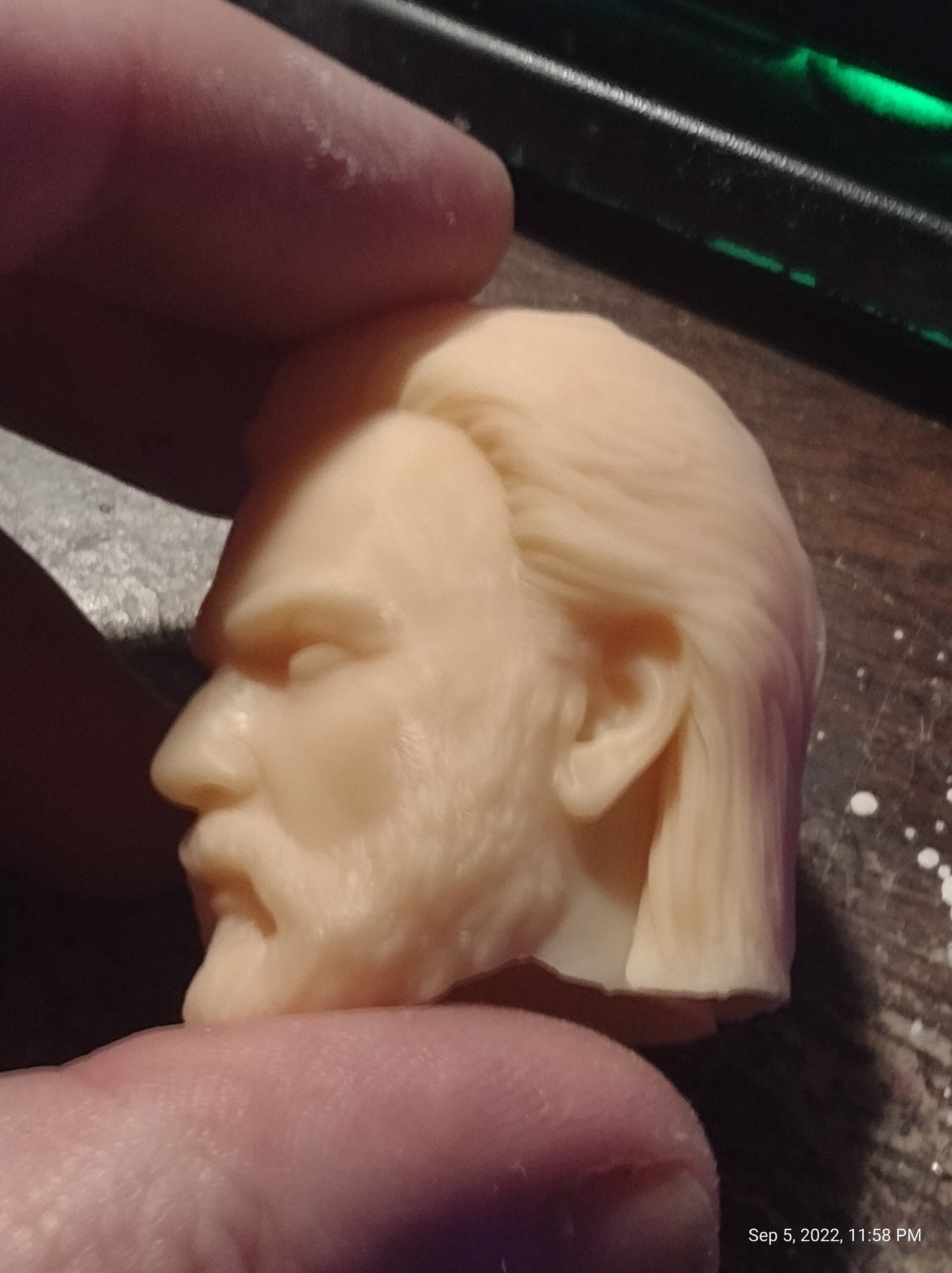 1/6 Obi Wan Kenobi Head Sculpt - Custom Action Figure Accessory - Resin 3D Printed
