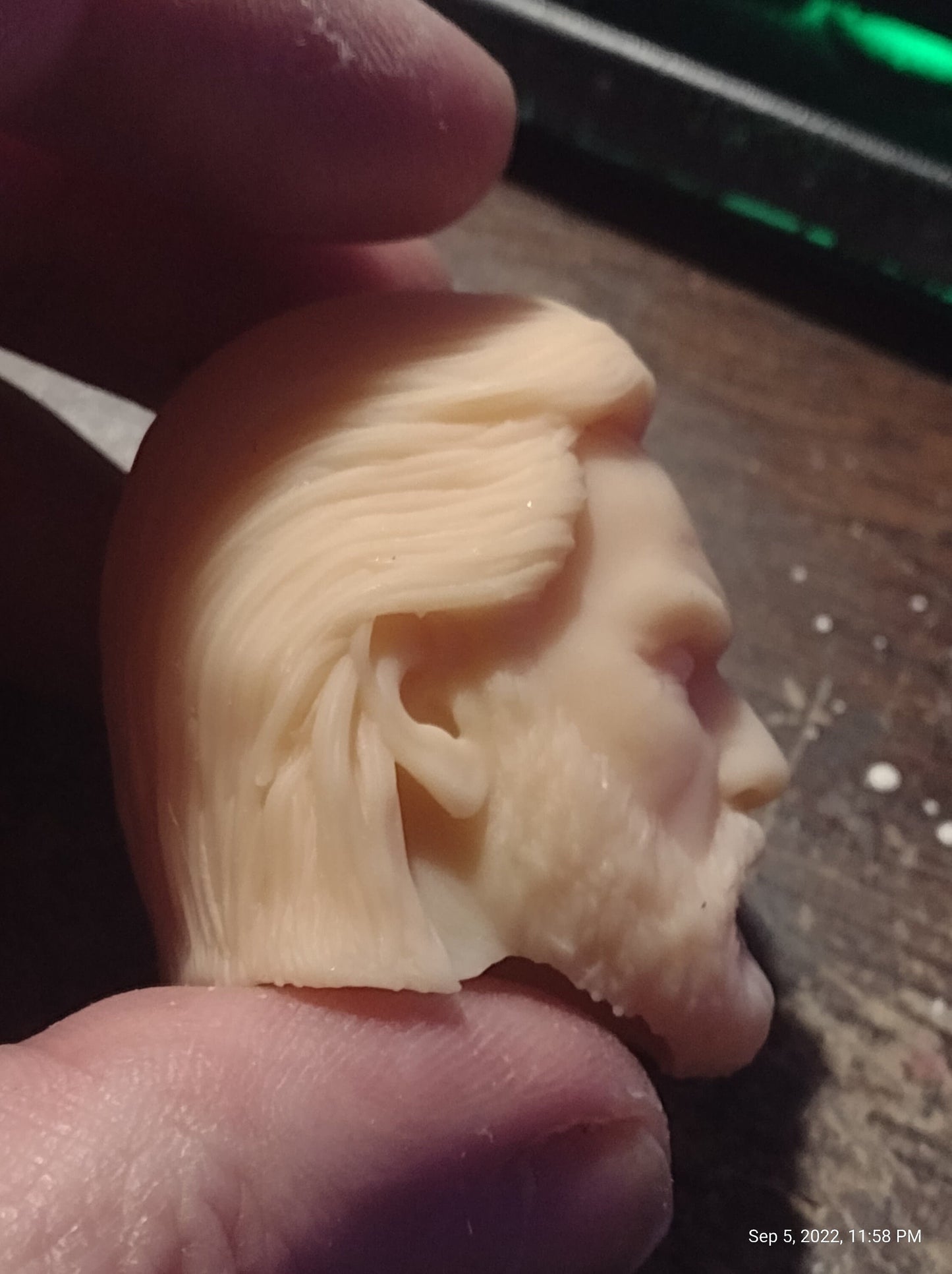 1/6 Obi Wan Kenobi Head Sculpt - Custom Action Figure Accessory - Resin 3D Printed