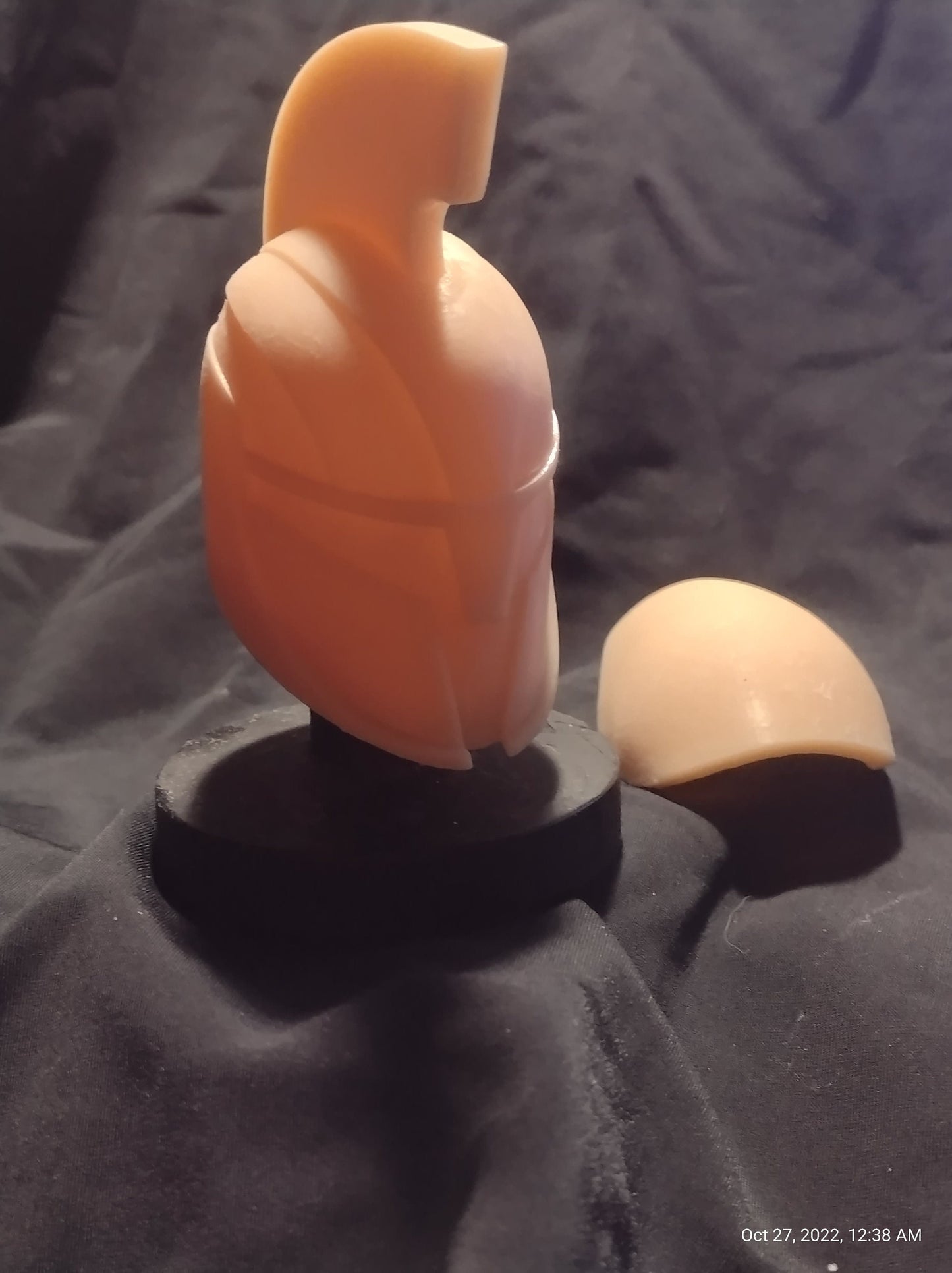 1/6 Senate Clone Trooper Helmet Set (shoulder pad & helmet, long fin) - Custom Action Figure Accessory - Resin 3D Printed