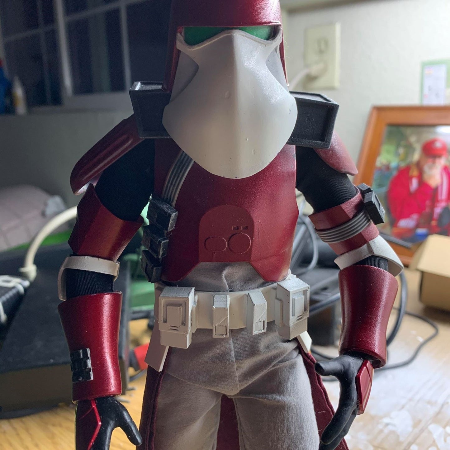 1/6 Galactic Marine Helmet - Custom Action Figure Accessory - Resin 3D Printed