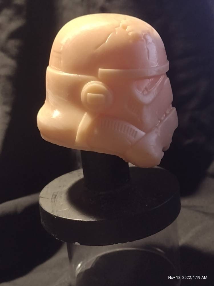 1/6 Zombie Storm Trooper Helmet - Custom Action Figure Accessory - Resin 3D Printed
