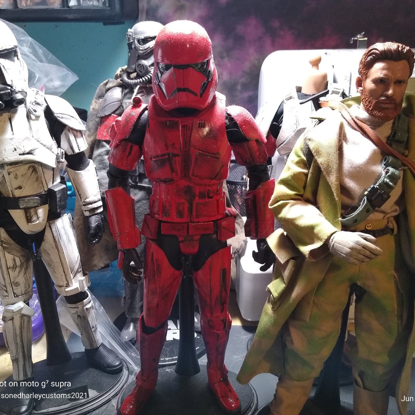 1/6 SithTrooper Armor Set (rise of skywalker) - Custom Action Figure Accessory - Resin 3D Printed
