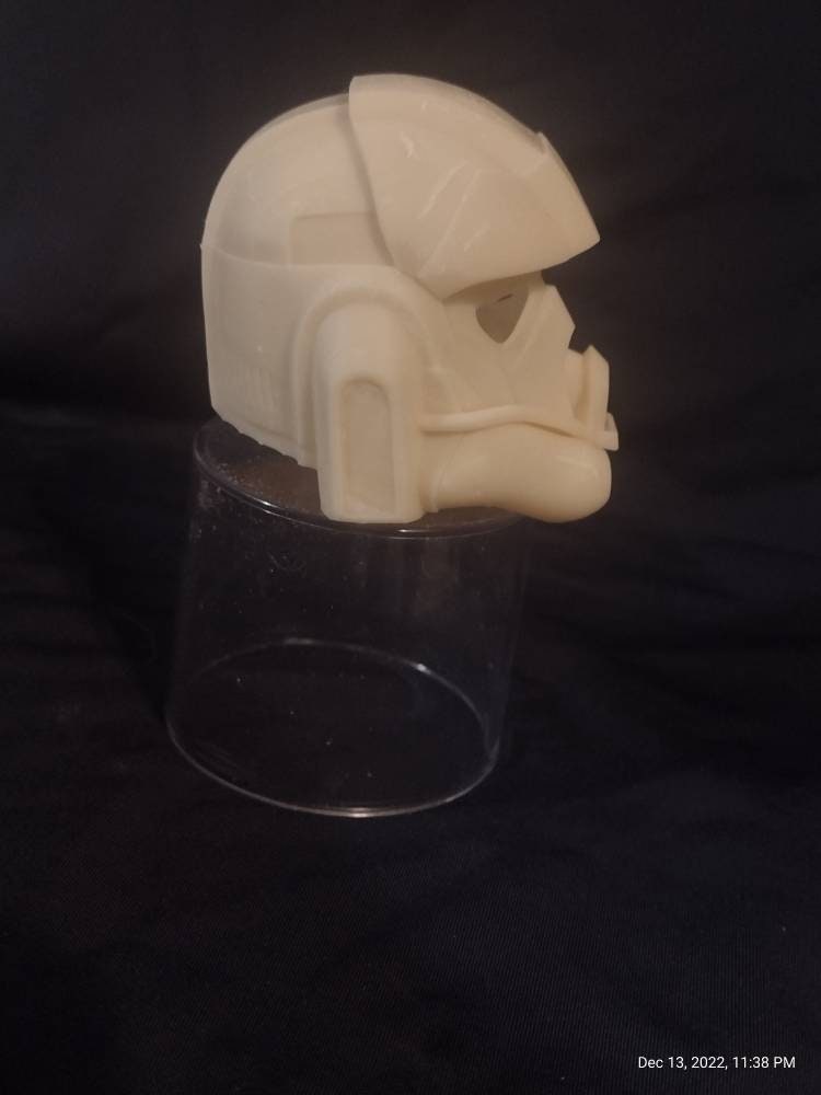 1/6 Squadrons Assault Tie Fighter Helmet - Custom Action Figure Accessory - Resin 3D Printed