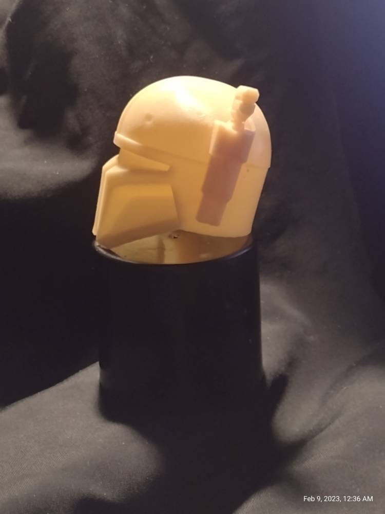 1/6 Heavy Infantry Mandalorian Helmet (paz viszla) - Custom Action Figure Accessory - Resin 3D Printed -