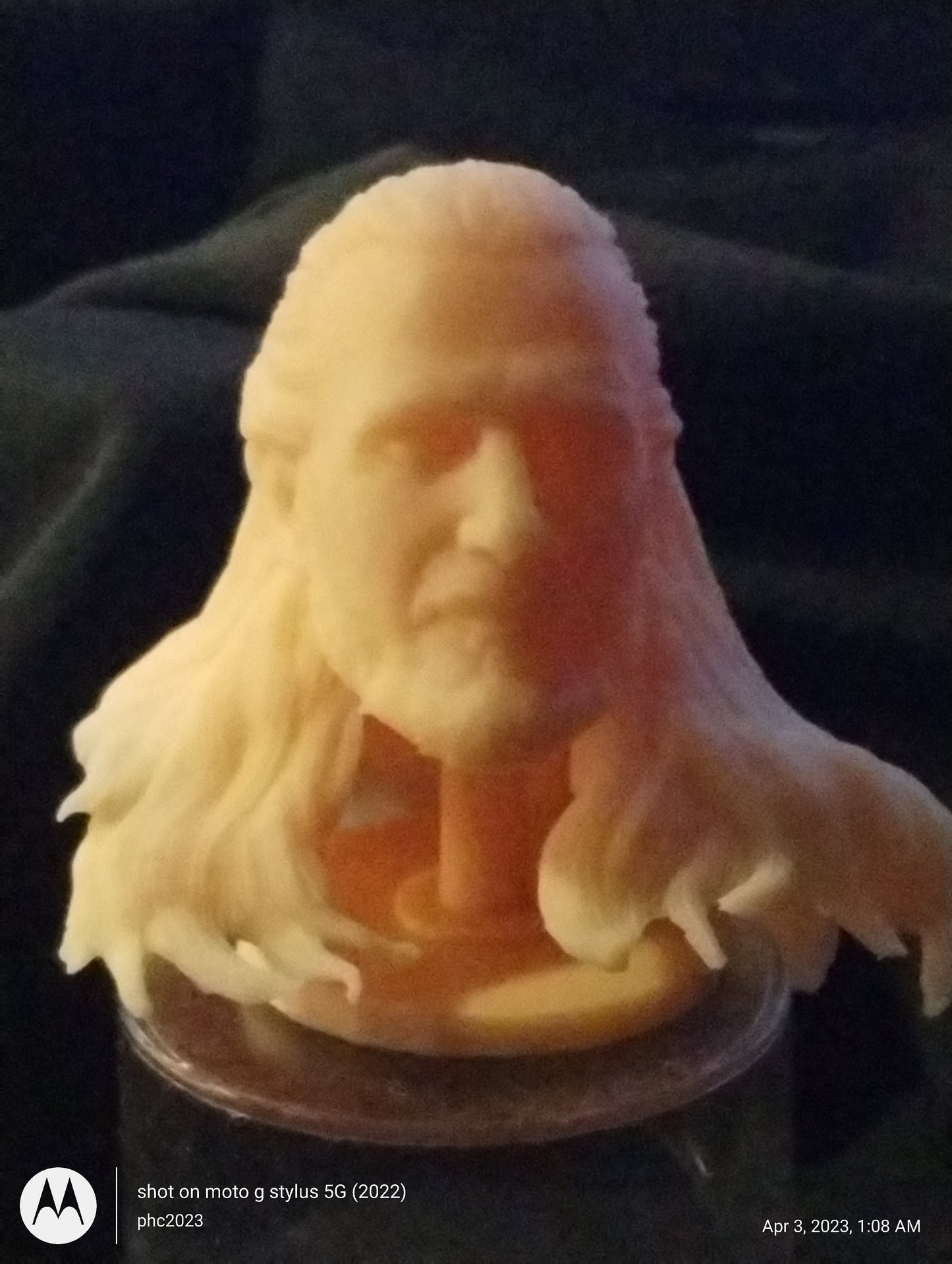 1/6 Qui Gon Head Sculpt V2 - Custom Action Figure Accessory - Resin 3D Printed