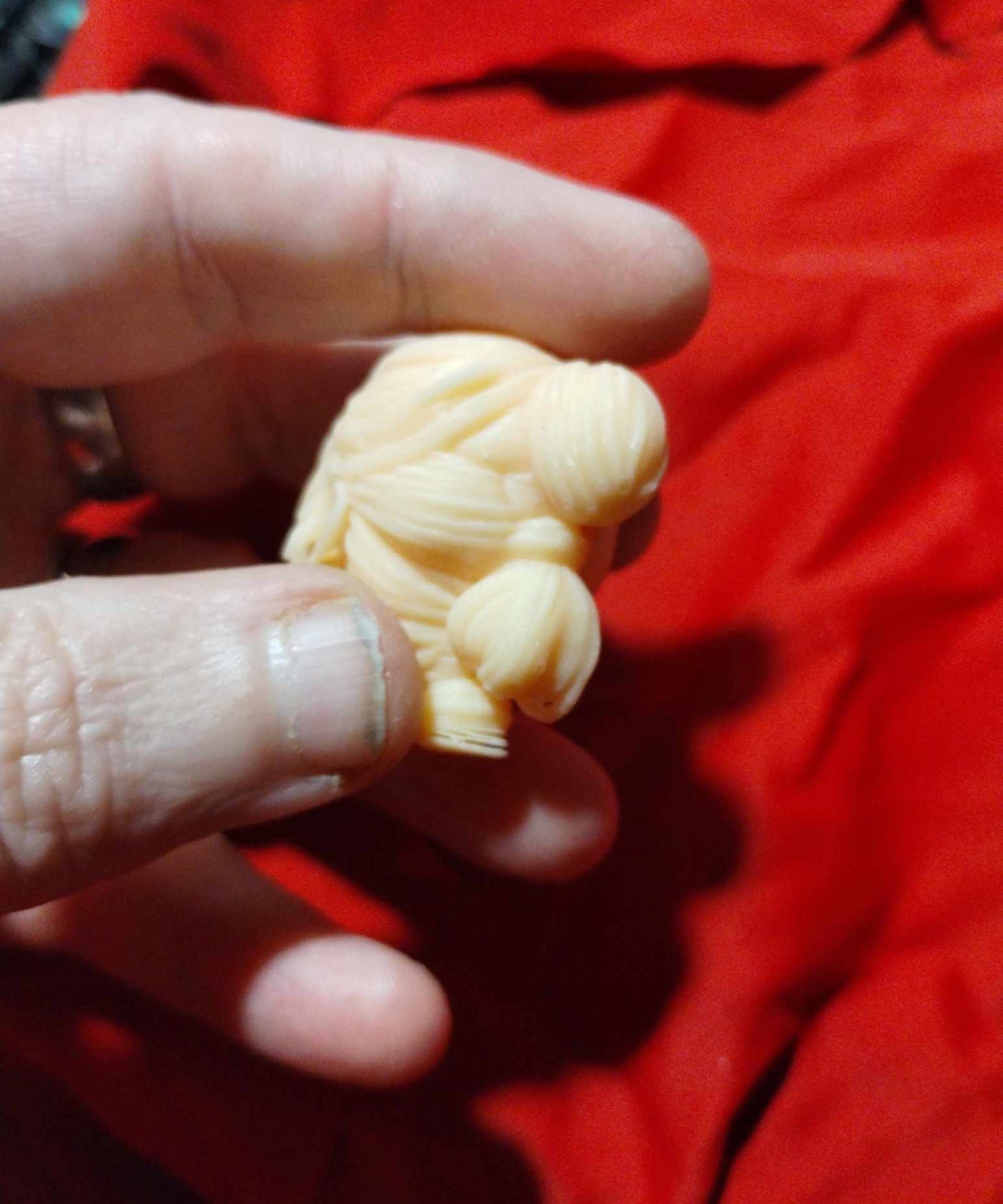 1/6 Rey Head Sculpt (with saber) - Custom Action Figure Accessory - Resin 3D Printed