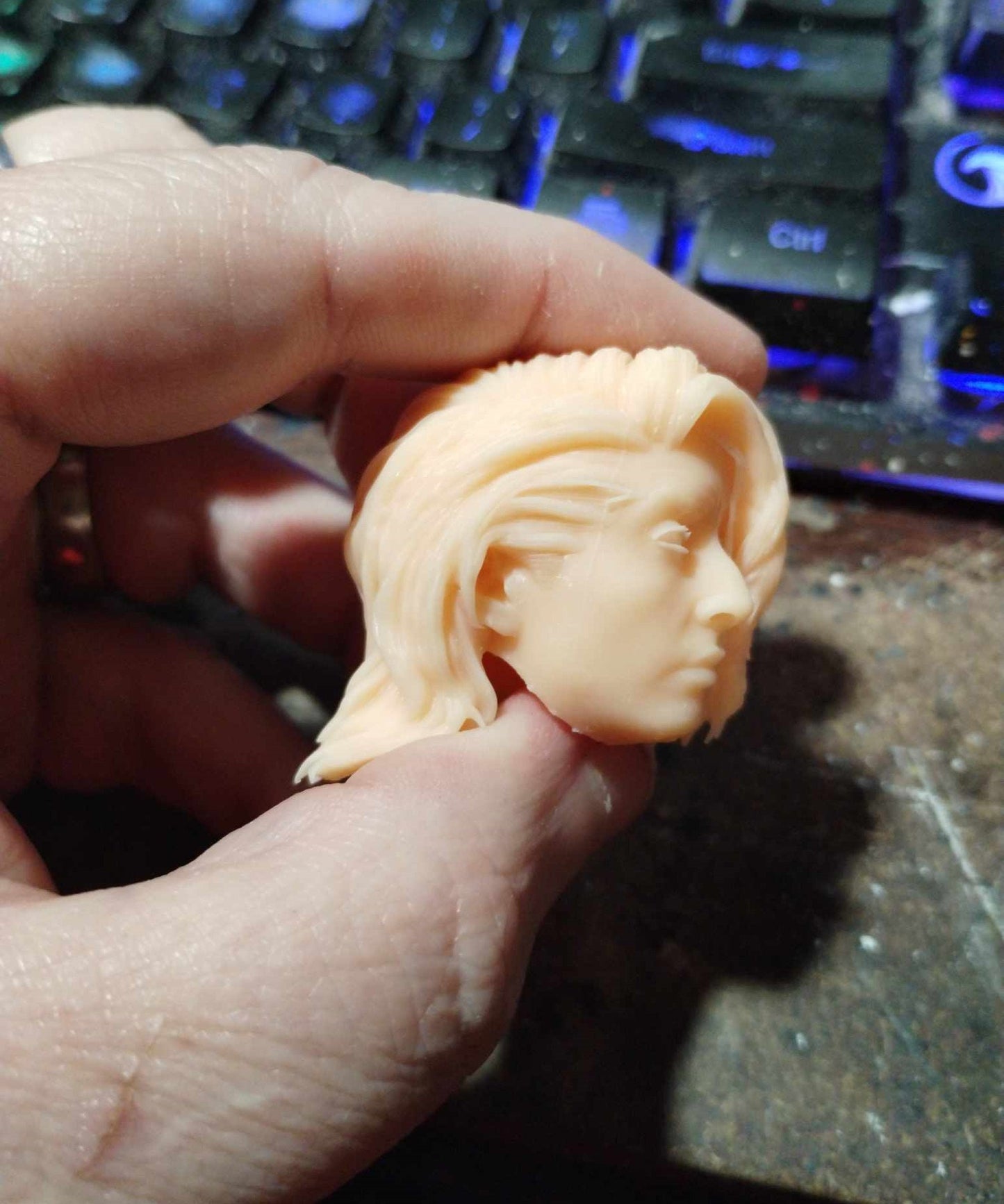 1/6 2nd Sister Head Sculpt - Custom Action Figure Accessory - Resin 3D Printed - SALE
