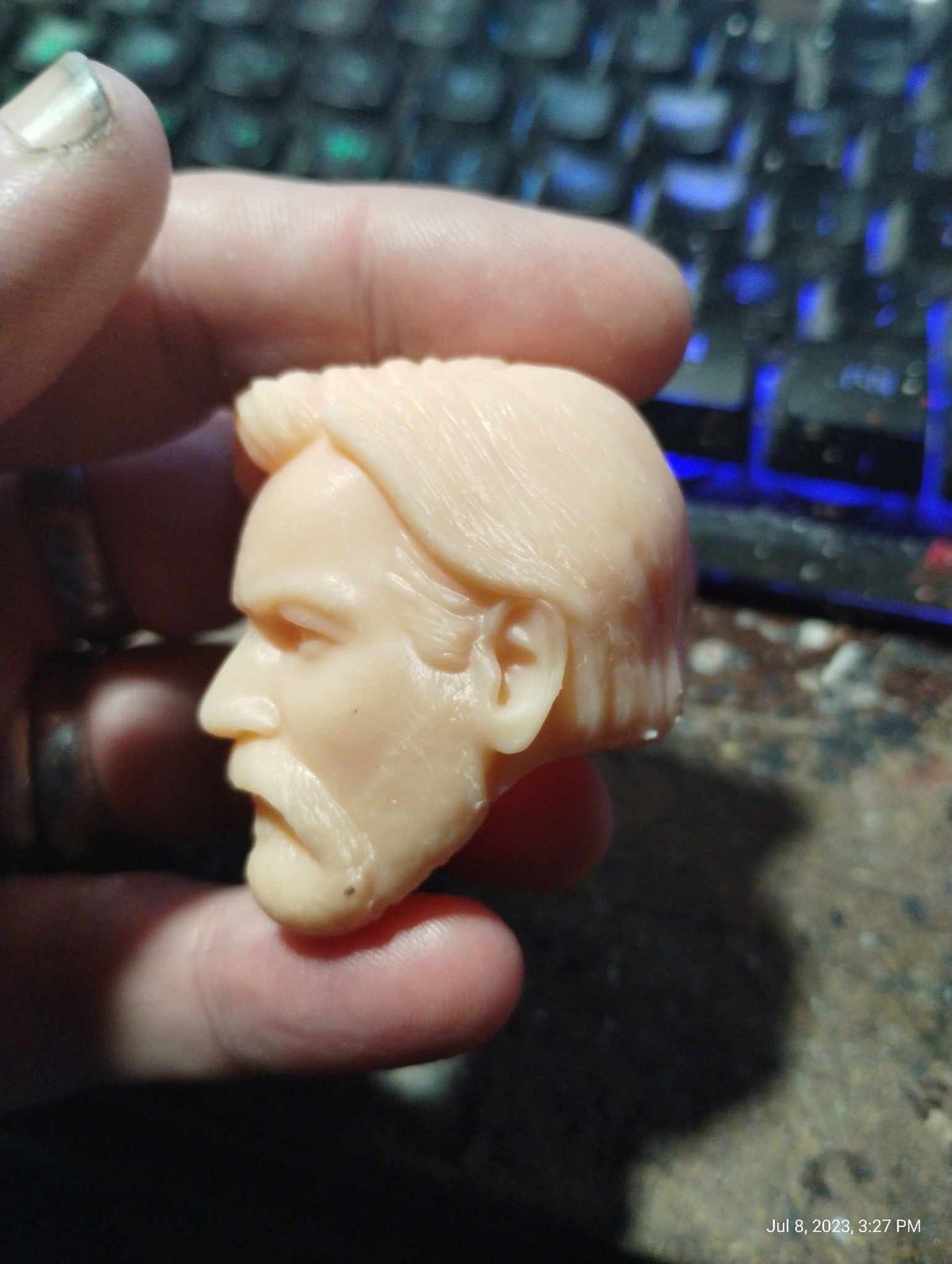 1/6 Obi Wan Kenobi (eps 3) Head Sculpt - Custom Action Figure Accessory - Resin 3D Printed
