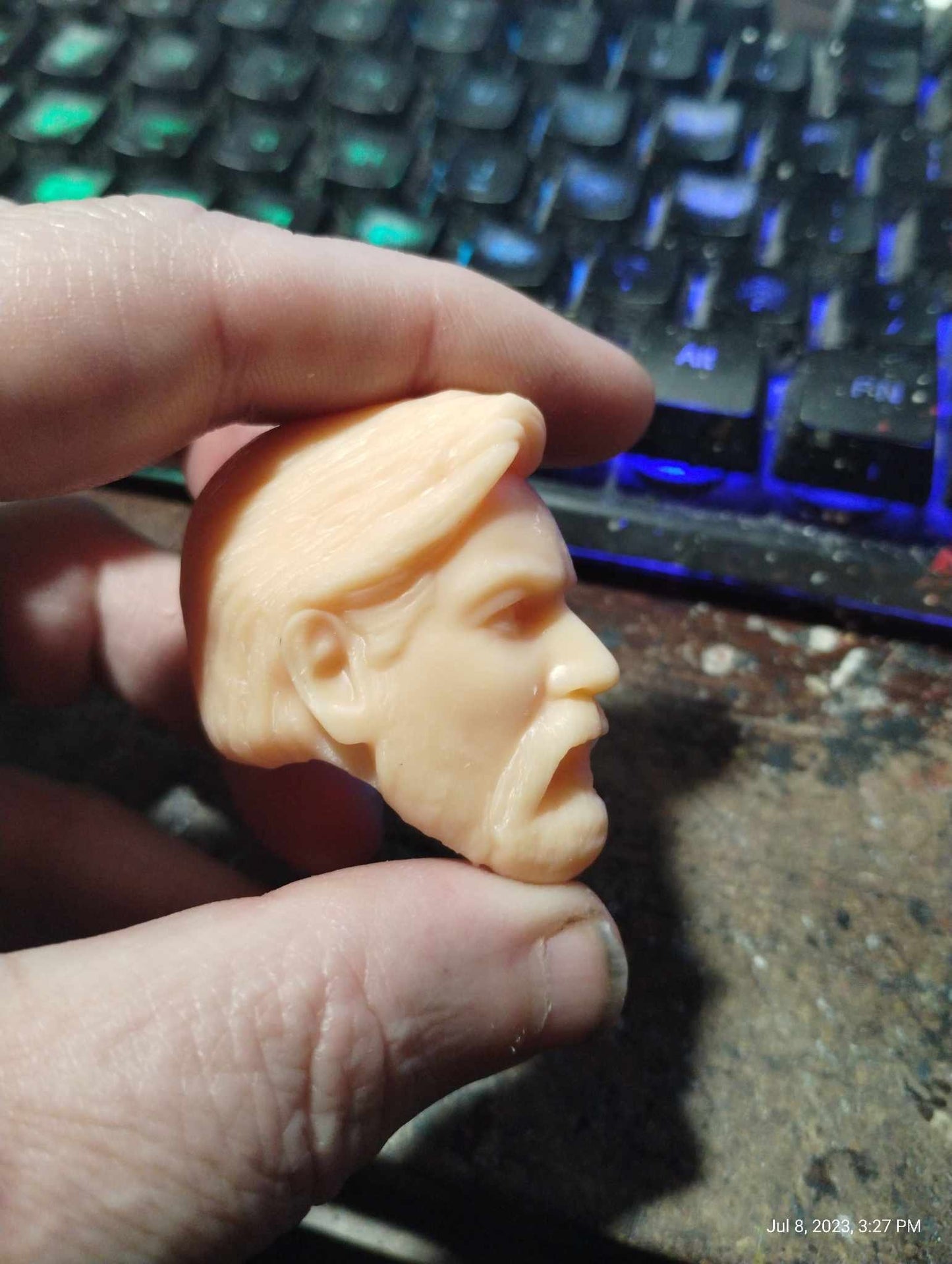 1/6 Obi Wan Kenobi (eps 3) Head Sculpt - Custom Action Figure Accessory - Resin 3D Printed