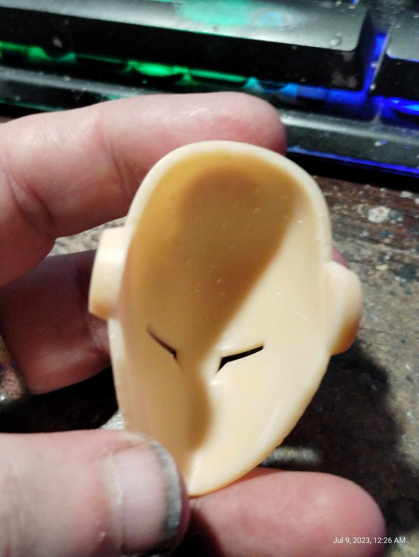 1/6 Jedi Temple Guard Helmet - Custom Action Figure Accessory - Resin 3D Printed