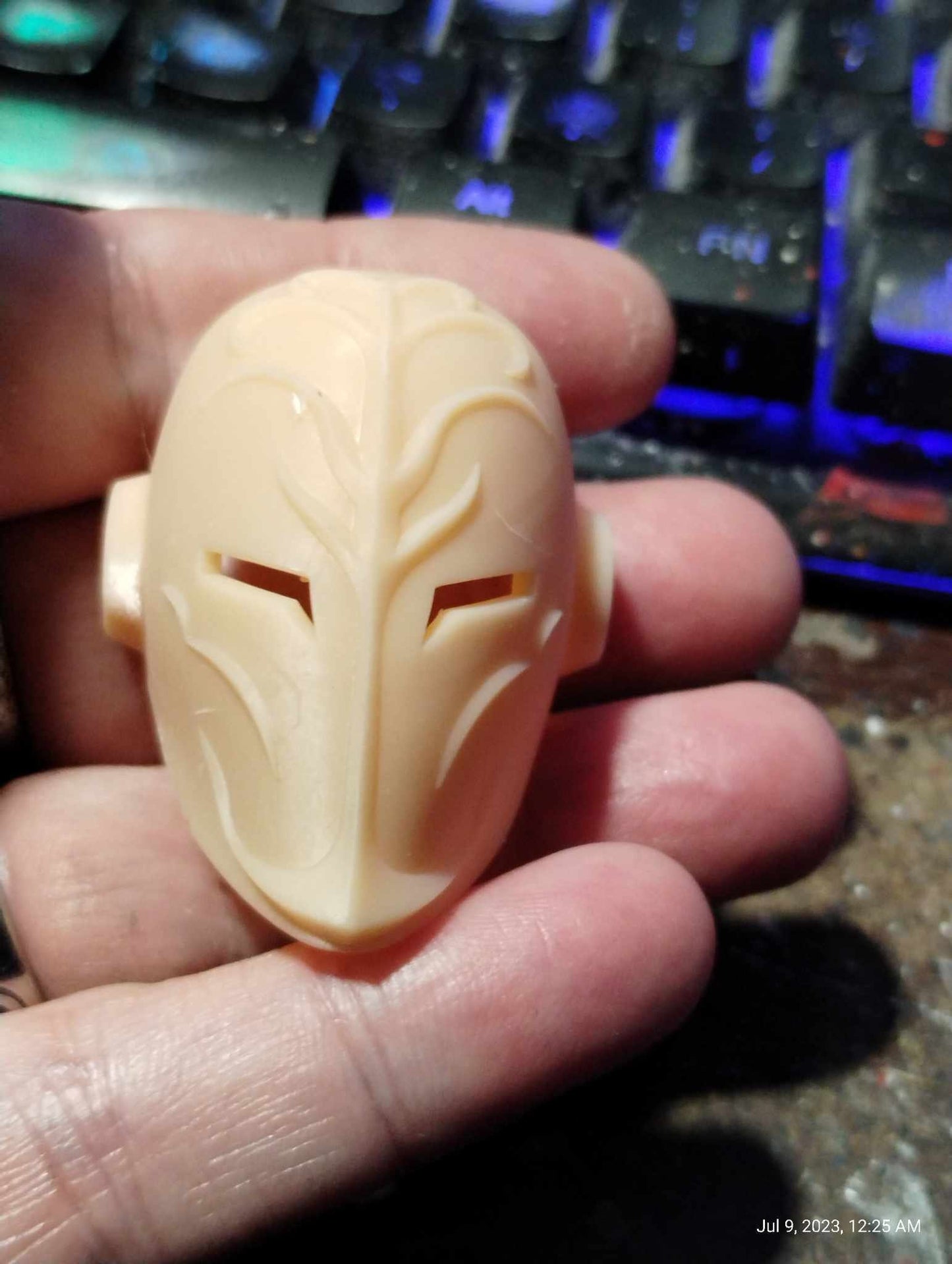 1/6 Jedi Temple Guard Helmet - Custom Action Figure Accessory - Resin 3D Printed
