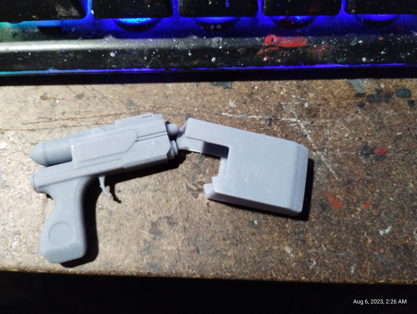 1/6 Blurrg Style Blaster - Custom Action Figure Accessory - Resin 3D Printed