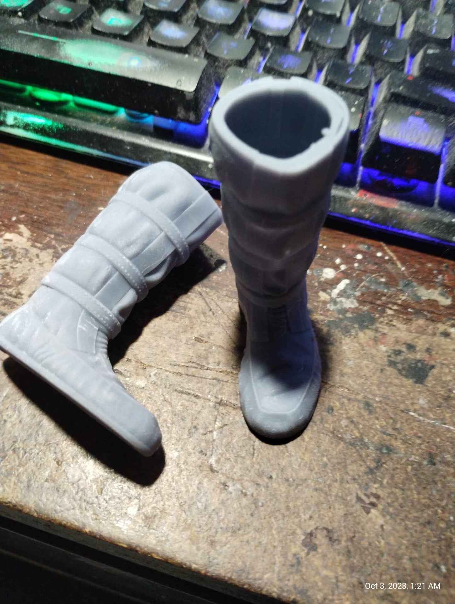 1/6 Hoth Trooper Boots - Custom Action Figure Accessory - Resin 3D Printed
