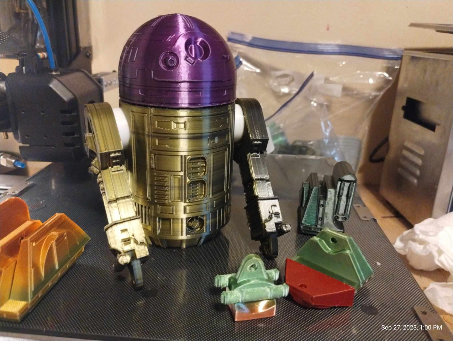 1/6 NO-AH Droid - Custom Action Figure Accessory - PLA 3D Printed