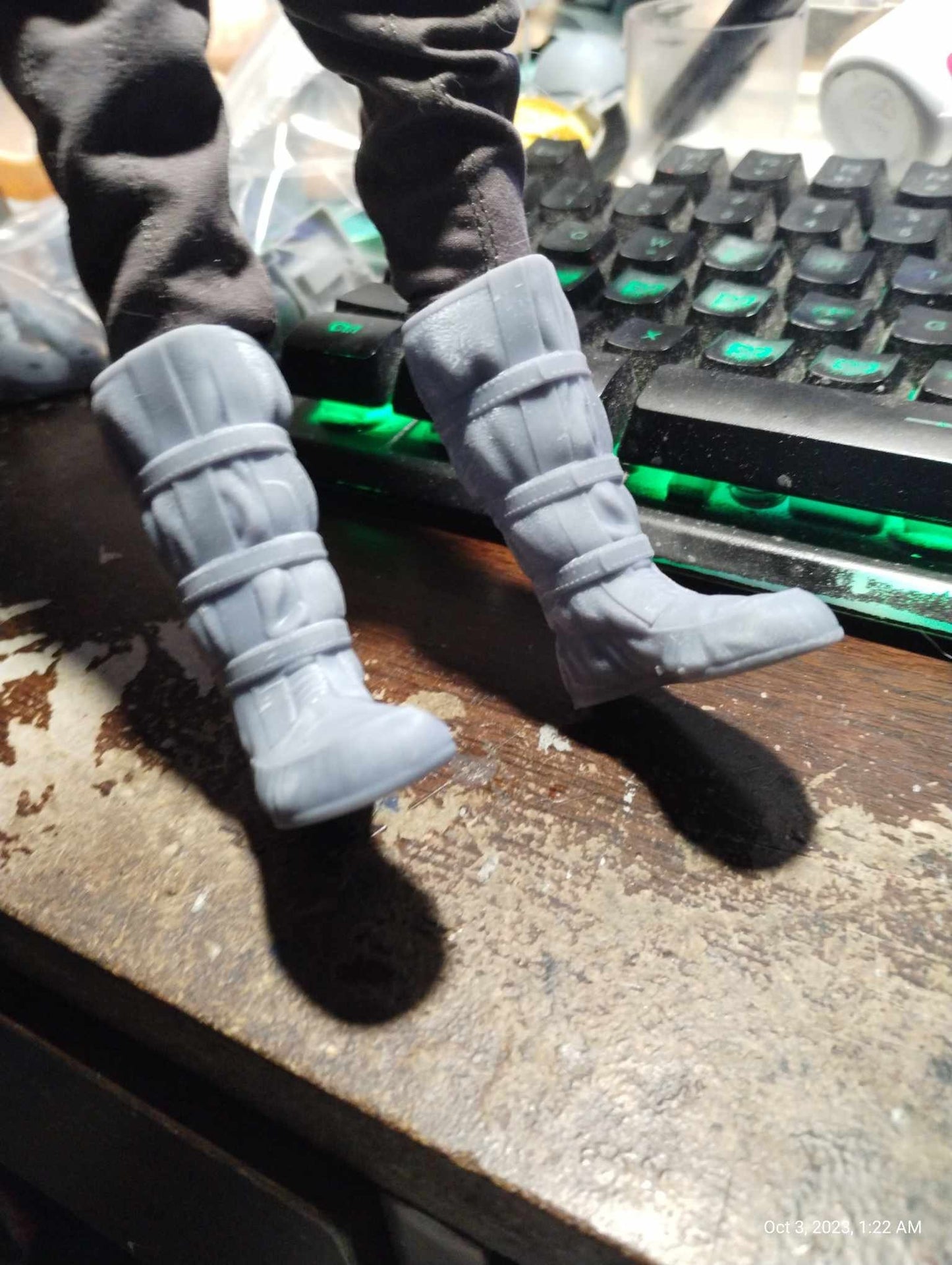 1/6 Hoth Trooper Boots - Custom Action Figure Accessory - Resin 3D Printed