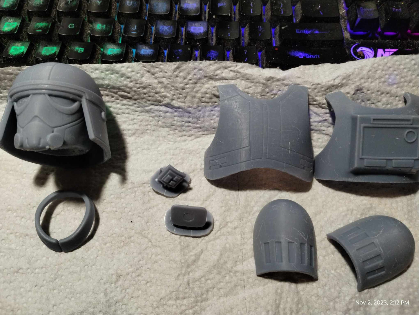 1/6 Imperial Combat AT-DP Driver Armor Set (rebels) - Custom Action Figure Accessory - Resin 3D Printed