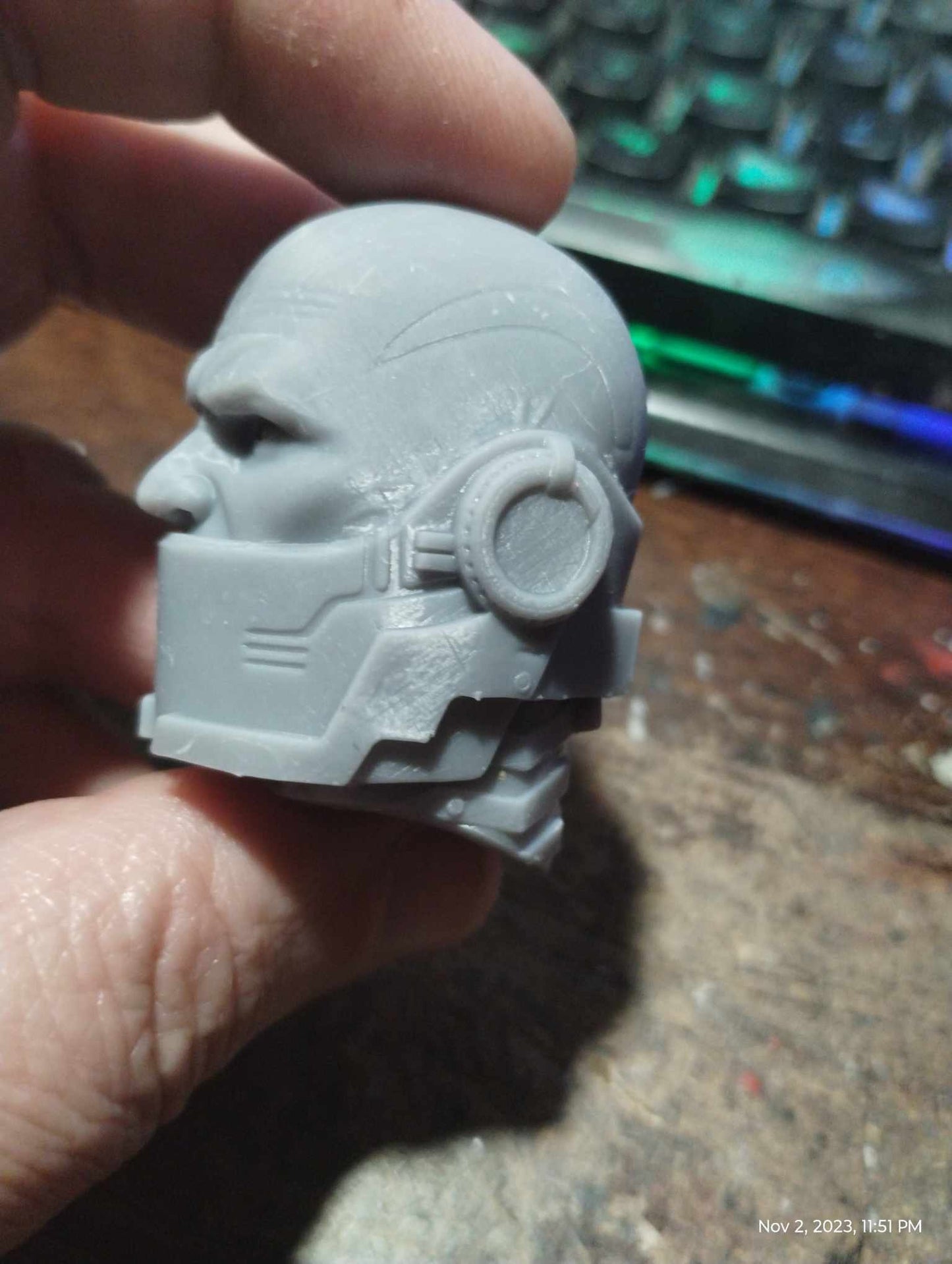 1/6 Darth malek Head Sculpt - Custom Action Figure Accessory - Resin 3D Printed