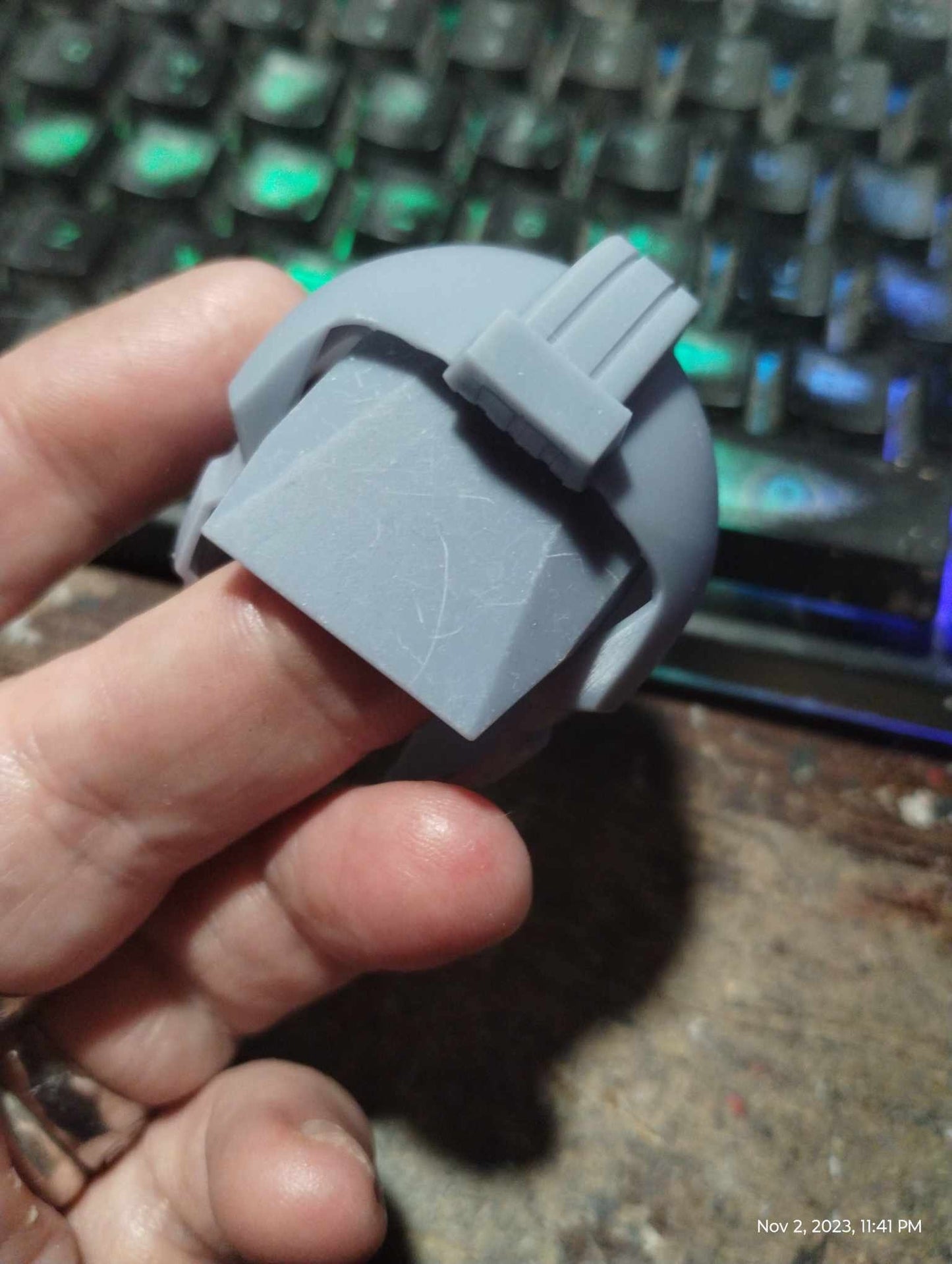 1/6 Luke Skywalker Jedi Training Helmet - Custom Action Figure Accessory - Resin 3D Printed
