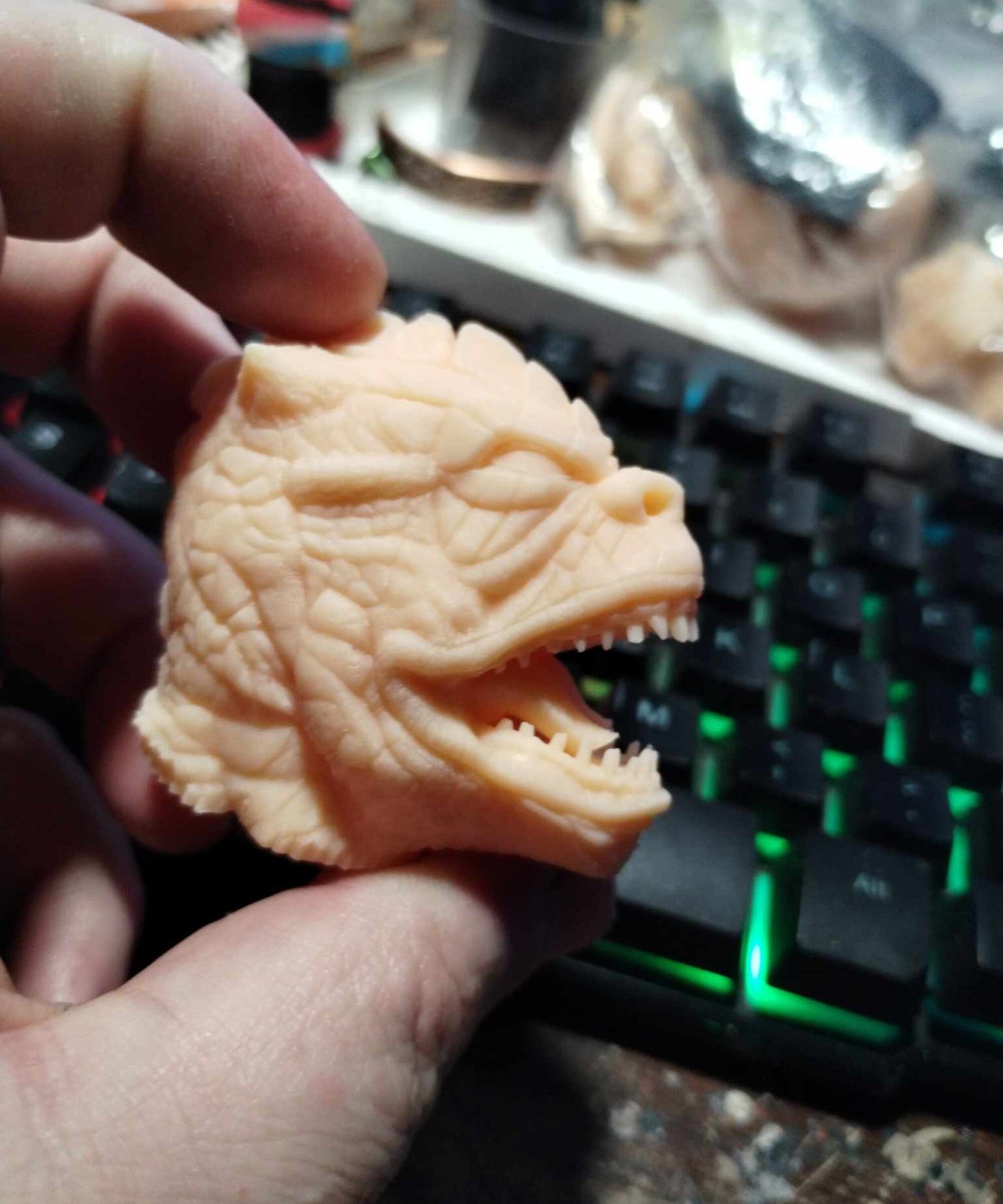 1/6 Bossk Head Sculpt - Custom Action Figure Accessory - Resin 3D Printed
