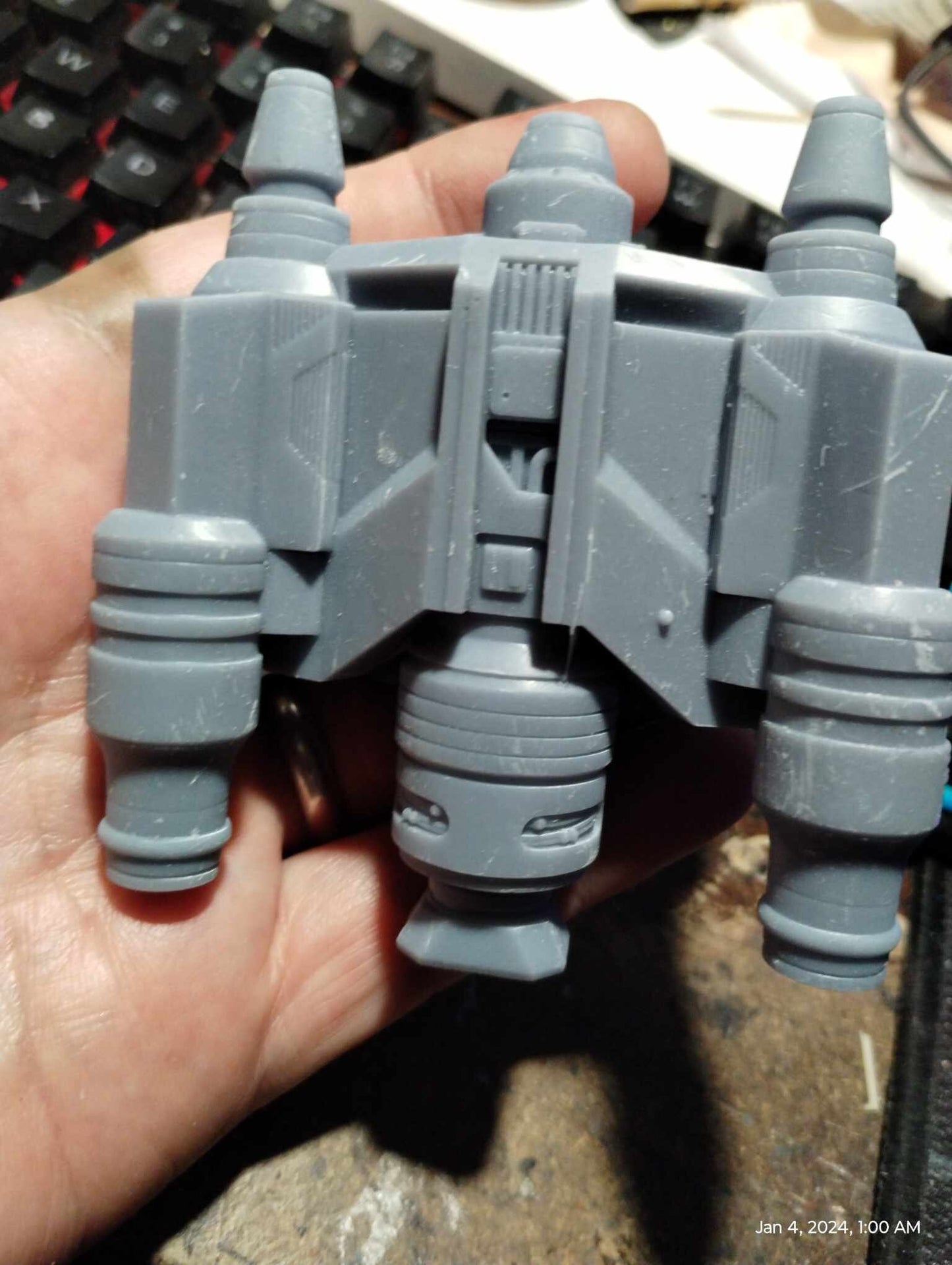 1/6 Heavy Infantry Mandalorian Jetpack (paz viszla) - Custom Action Figure Accessory - Resin 3D Printed