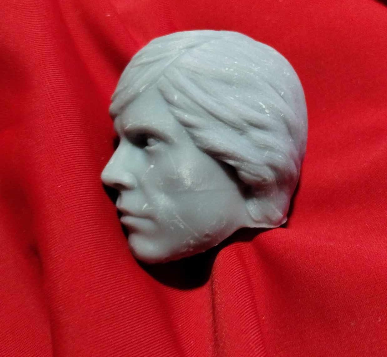 1/6 Luke Skywalker Head Sculpt(mandalorian) - Custom Action Figure Accessory - Resin 3D Printed