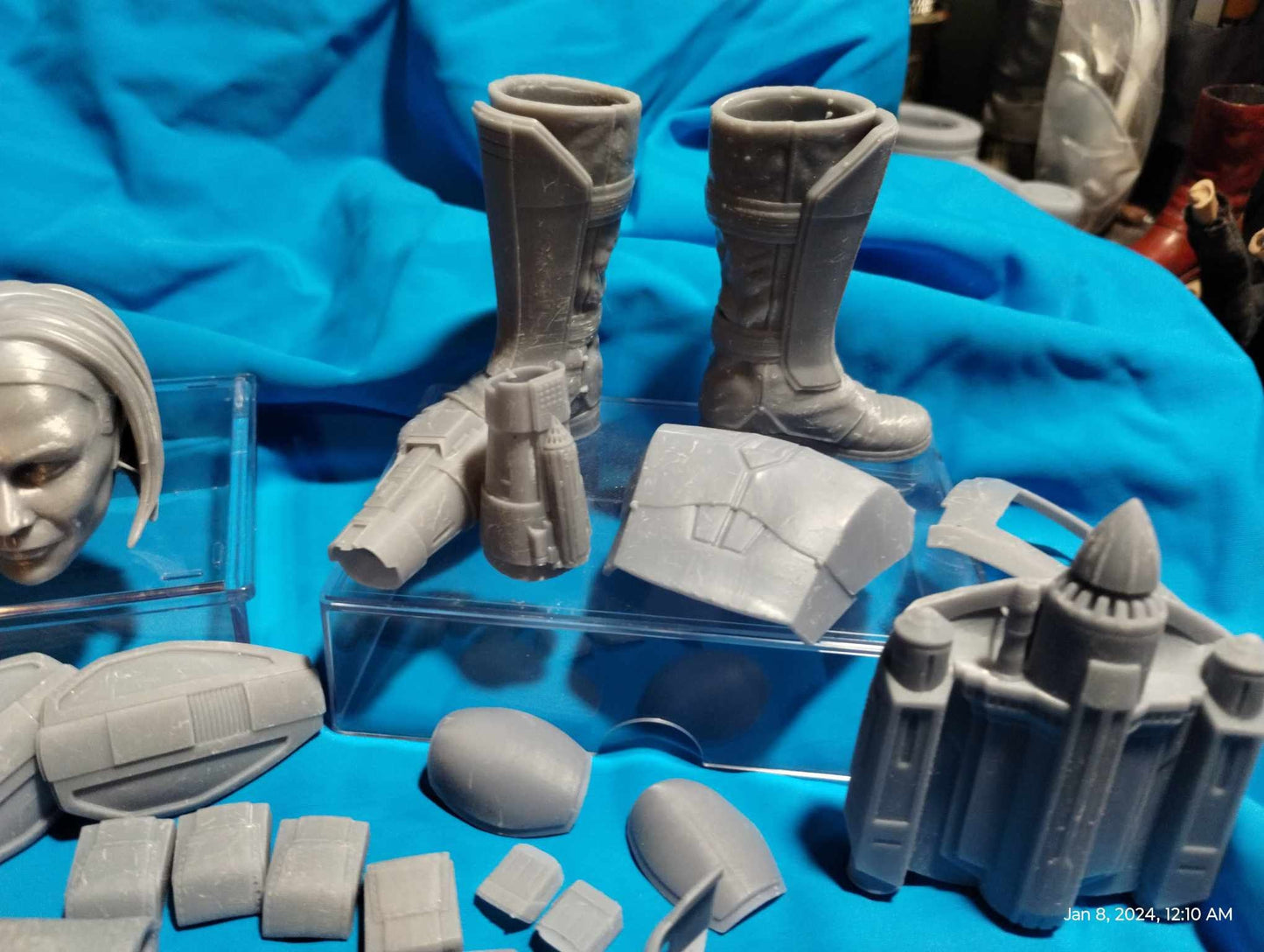 1/6 Bo Katan Armor Set(mandalorian style) - Custom Action Figure Accessory - Resin 3D Printed