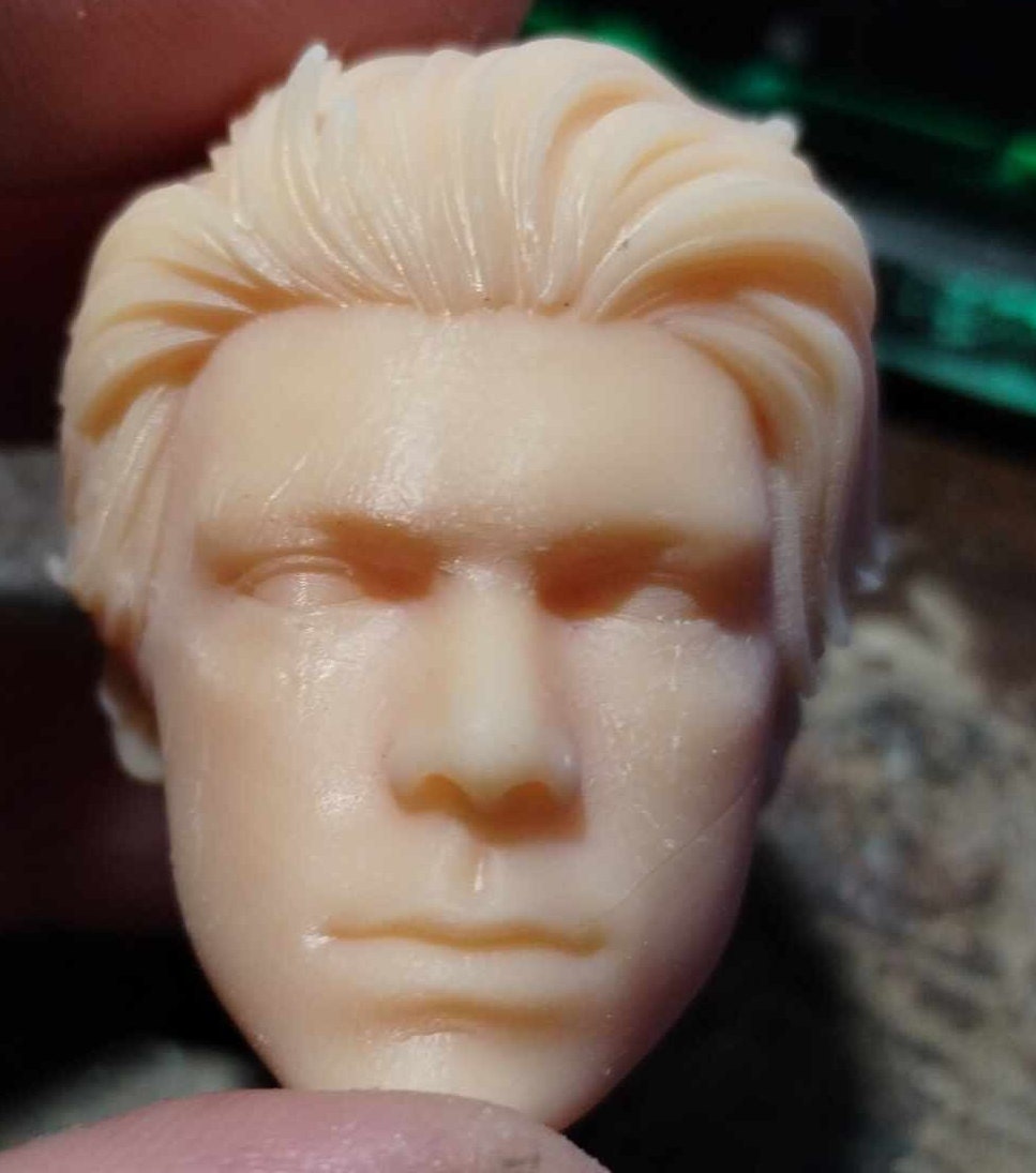 1/6 Cal Kestis Head Sculpt v3- Custom Action Figure Accessory - Resin 3D Printed