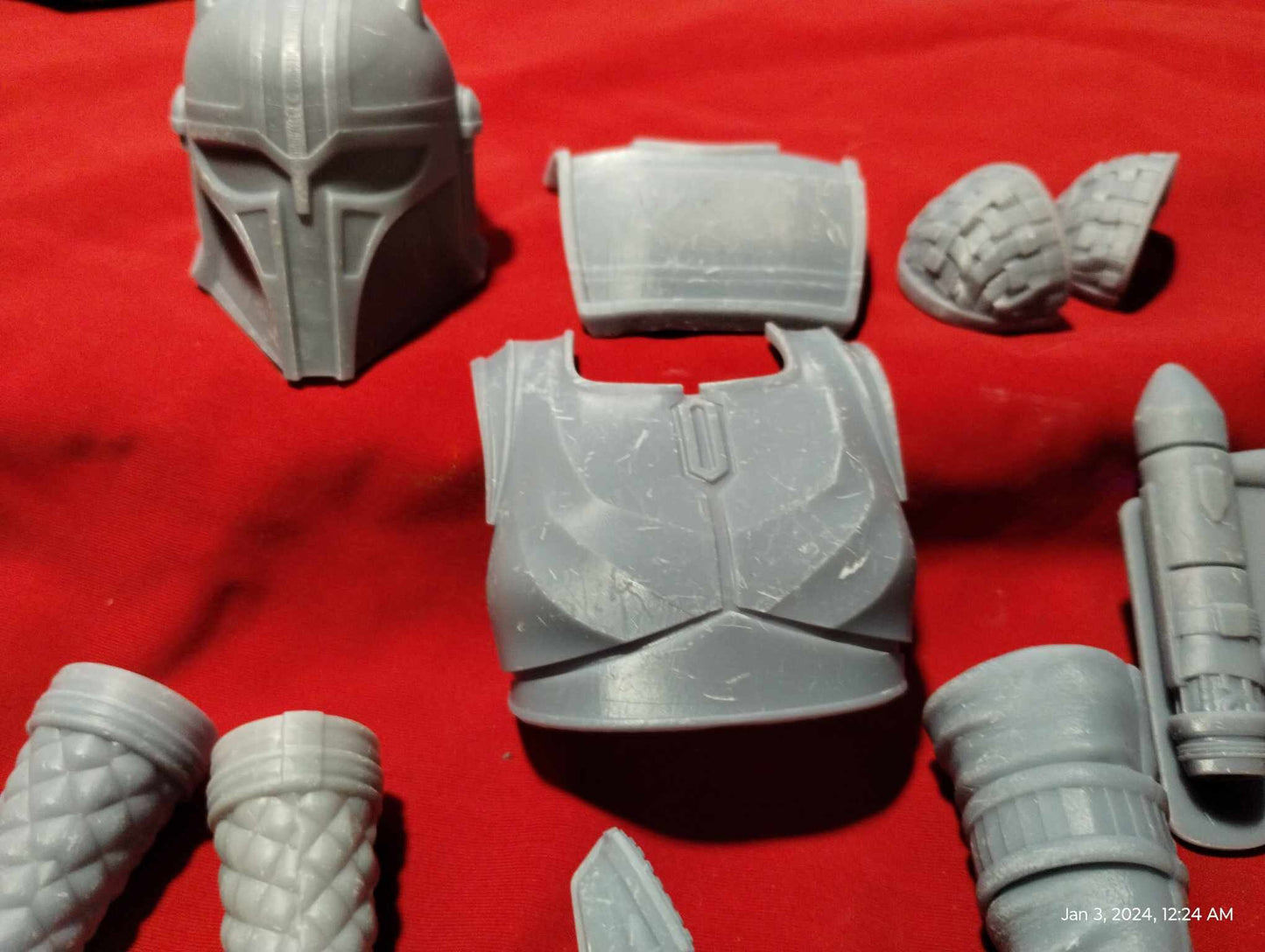 1/6 The Armorer Armor Set (mandalorian) - Custom Action Figure Accessory - Resin 3D Print