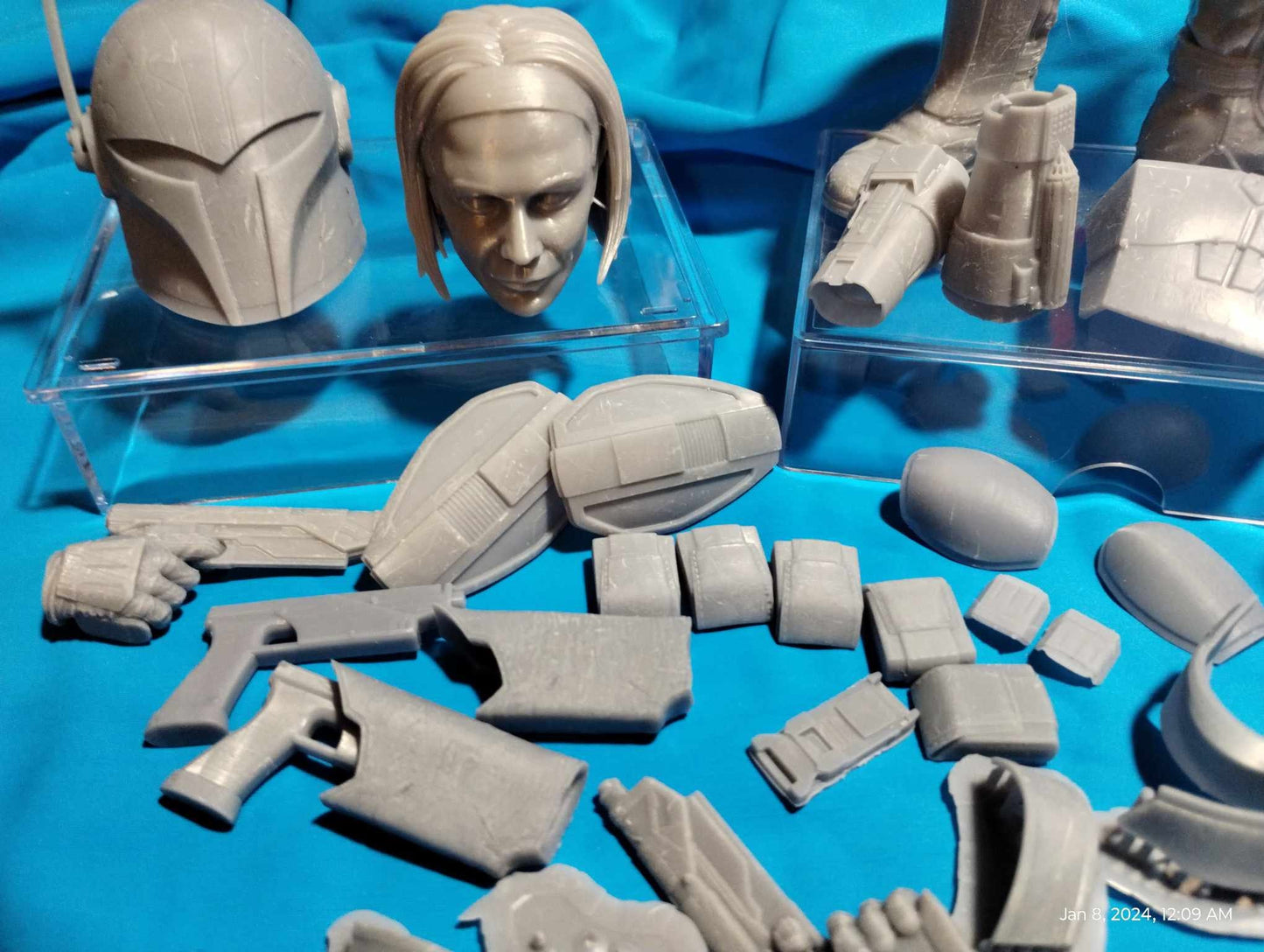 1/6 Bo Katan Armor Set(mandalorian style) - Custom Action Figure Accessory - Resin 3D Printed