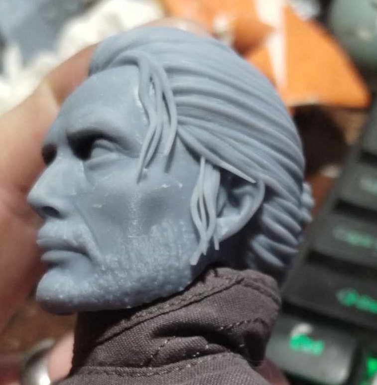 1/6 Galen Erso Head Sculpt (Rogue 1) - Custom Action Figure Accessory - Resin 3D Printed