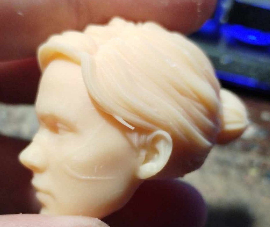 1/6 Merrin Head Sculpt - Custom Action Figure Accessory - Resin 3D Printed