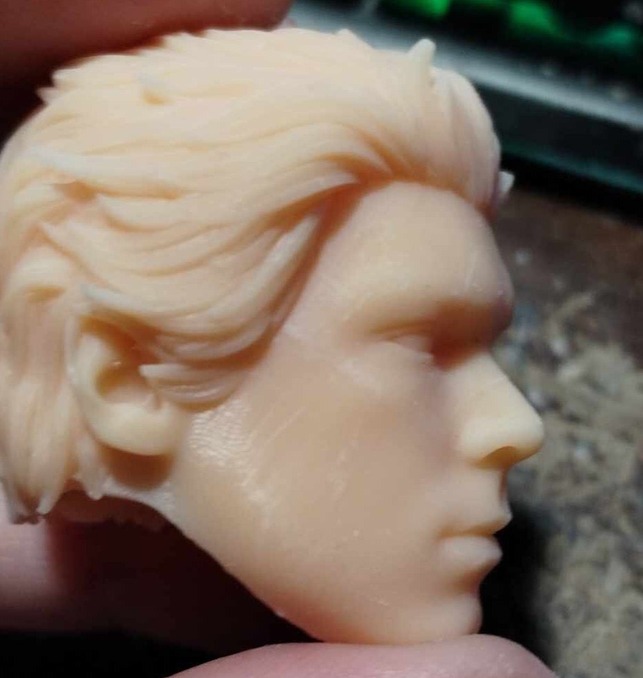 1/6 Cal Kestis Head Sculpt v3- Custom Action Figure Accessory - Resin 3D Printed