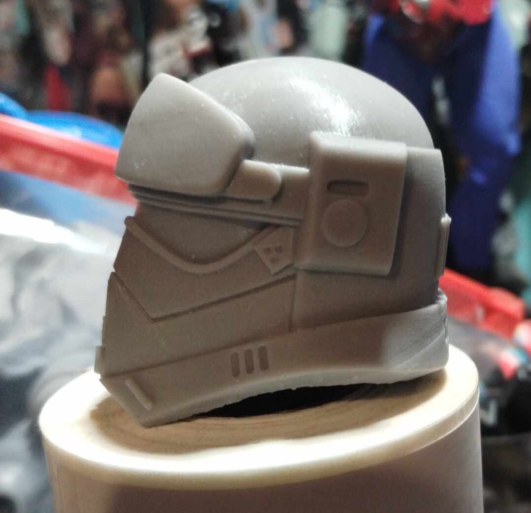 1/6 Mountain Trooper(SOLO) Helmet - Custom Action Figure Accessory - Resin 3D Printed