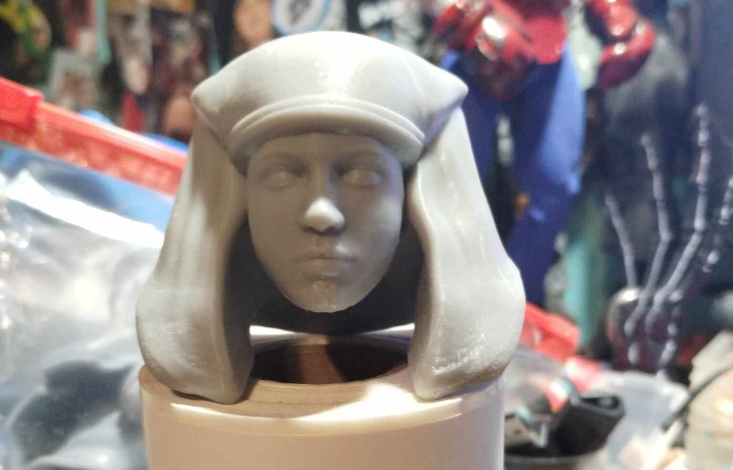 1/6 Luminara Unduli Jedi Head Sculpt - Custom Action Figure Accessory - Resin 3D Printed