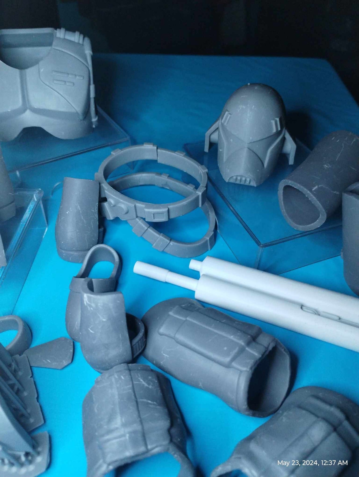 1/6 Shadows Of The Empire Luke Skywalker Armor Set - Custom Action Figure Accessory - Resin 3D Printed