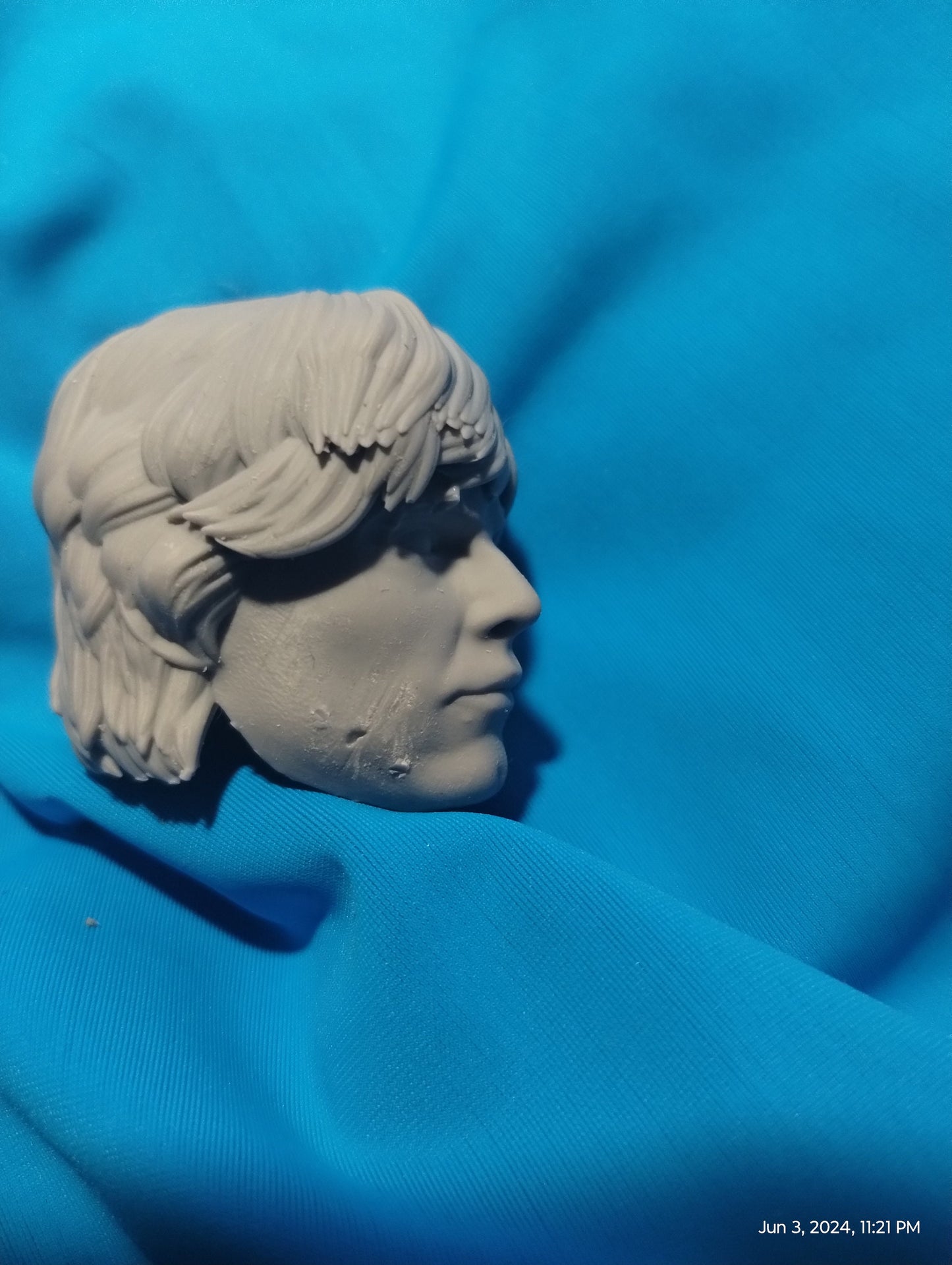 1/6 Luke Skywalker Head Sculpt (esb) - Custom Action Figure Accessory - Resin 3D Printed