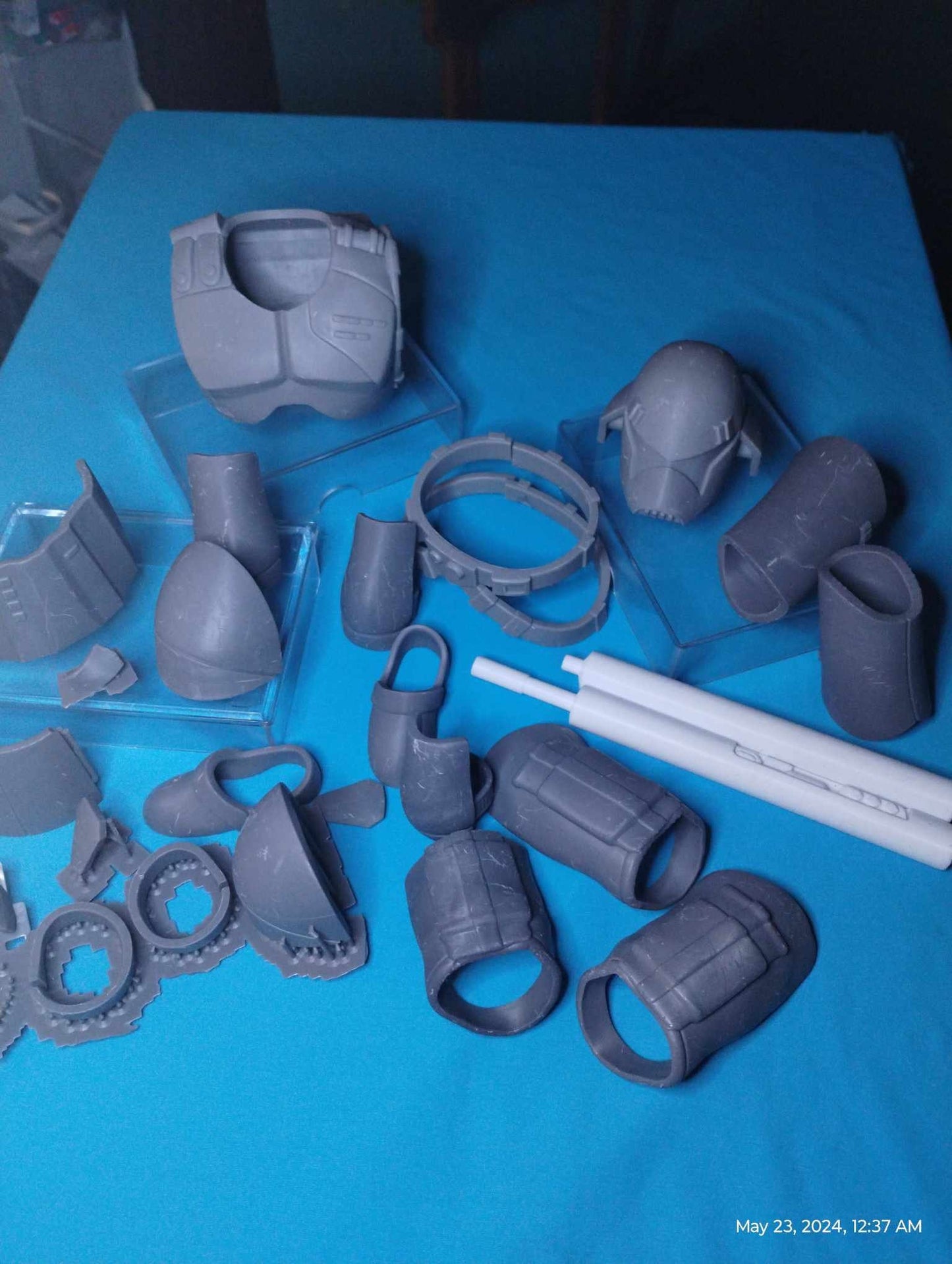 1/6 Shadows Of The Empire Luke Skywalker Armor Set - Custom Action Figure Accessory - Resin 3D Printed