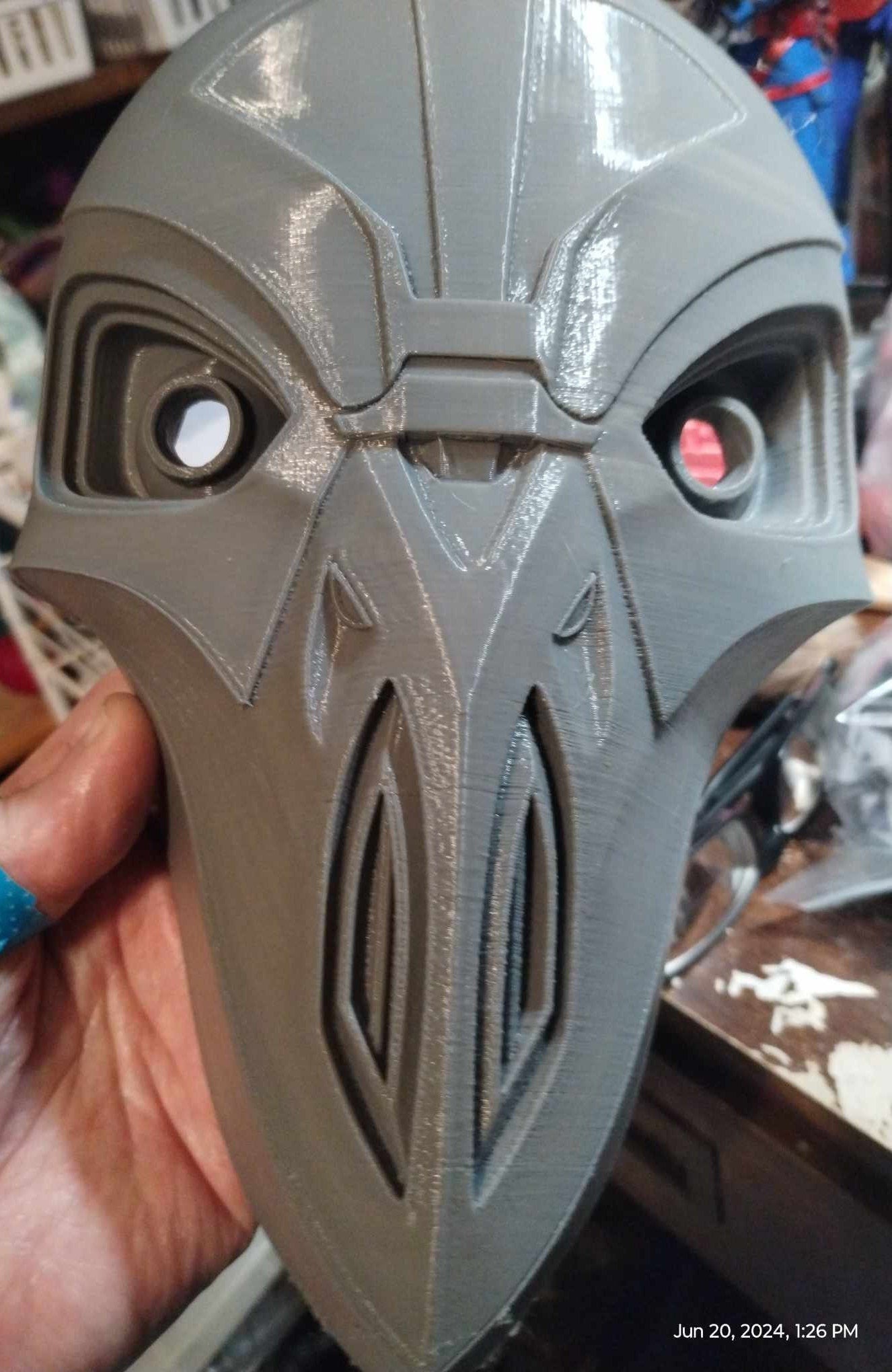 Xth Brother Mask of Inquisitor (tales of the jedi) DIY Kit - Cosplay Accessory - 3D Printed Prop Replica - For Cosplay or Display